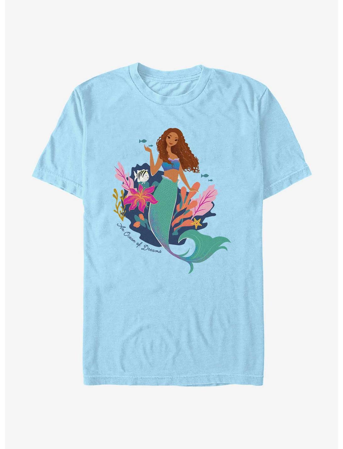 Disney The Little Mermaid Live Action An Ocean Of Dreams T-Shirt, LT BLUE, hi-res