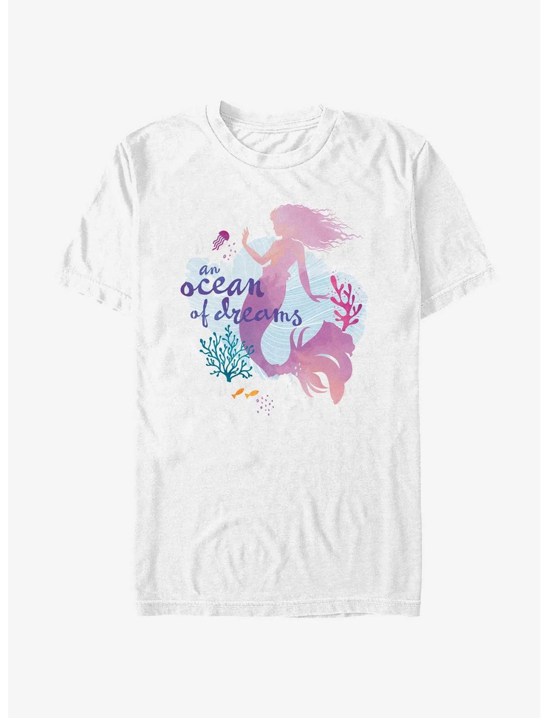 Disney The Little Mermaid Live Action Ocean Of Dreams T-Shirt, WHITE, hi-res