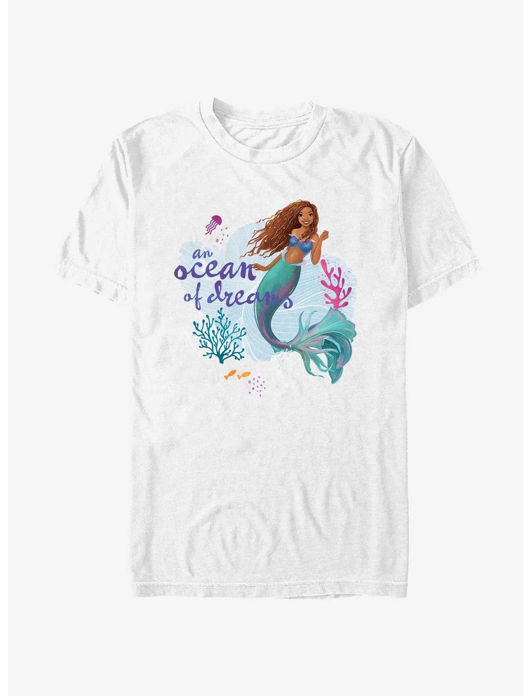 Disney The Little Mermaid Live Action Ocean Of Dreams T-Shirt, WHITE, hi-res