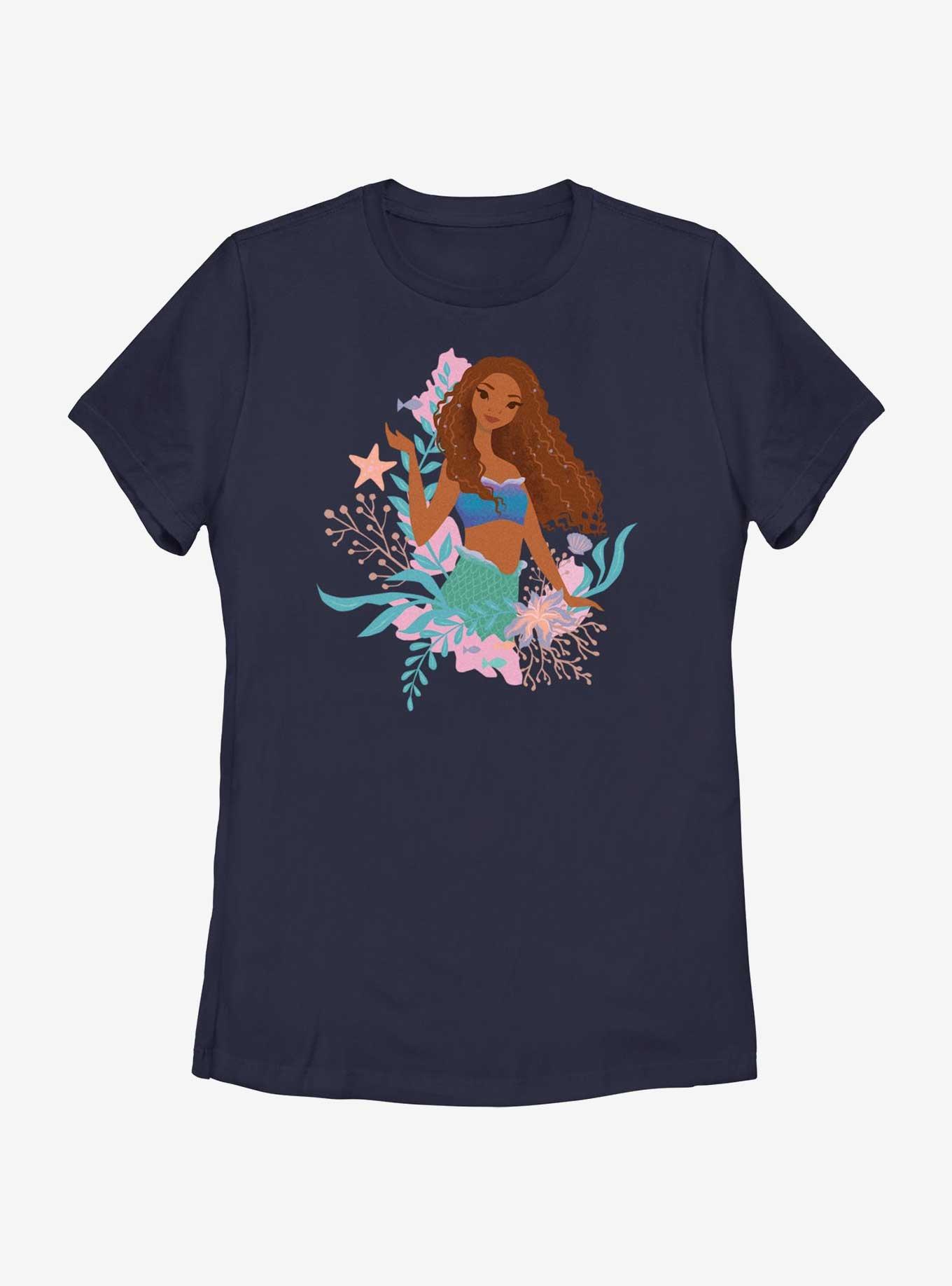 Disney The Little Mermaid Live Action Coral Queen Womens T-Shirt, , hi-res