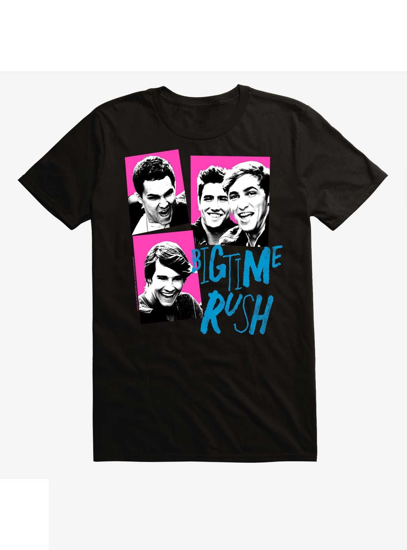 Big Time Rush Group Panels T-Shirt, BLACK, hi-res