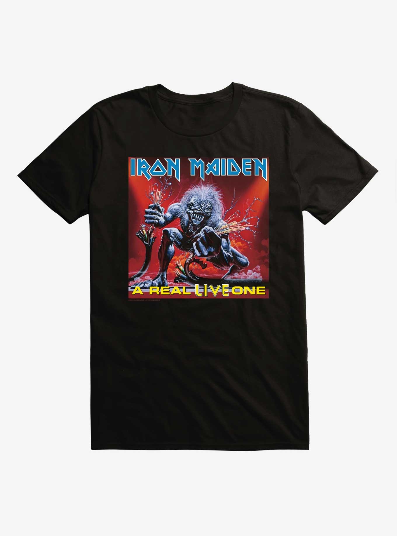 Iron Maiden A Real Live One T-Shirt, BLACK, hi-res
