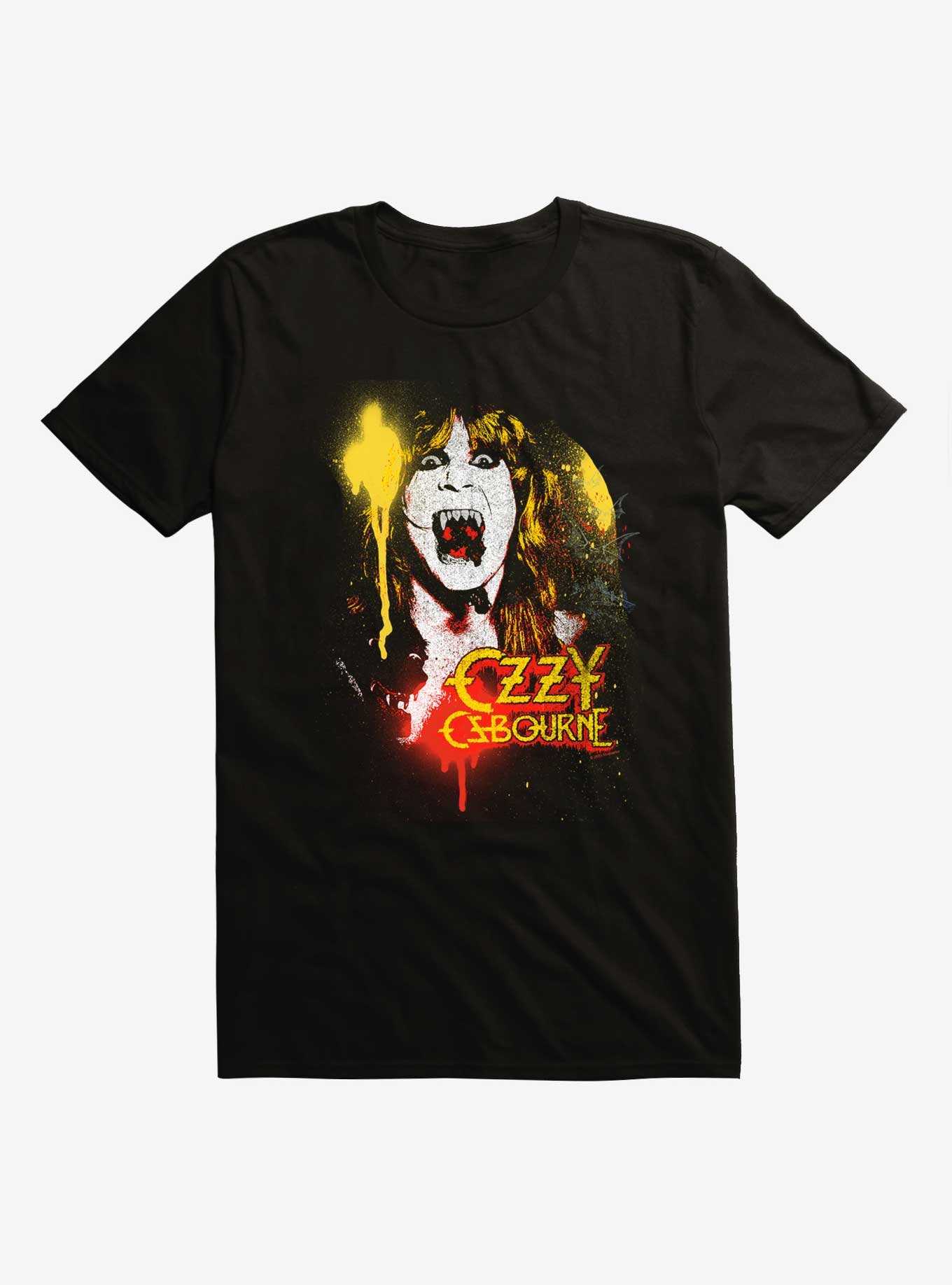 Ozzy Osbourne Speak Of The Devil Spray Paint T-Shirt, , hi-res