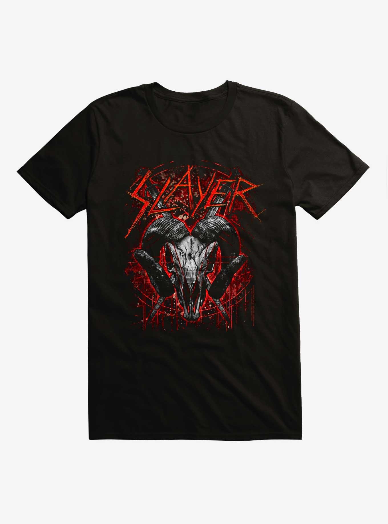 Slayer Goat Skull T-Shirt - BLACK | Hot Topic