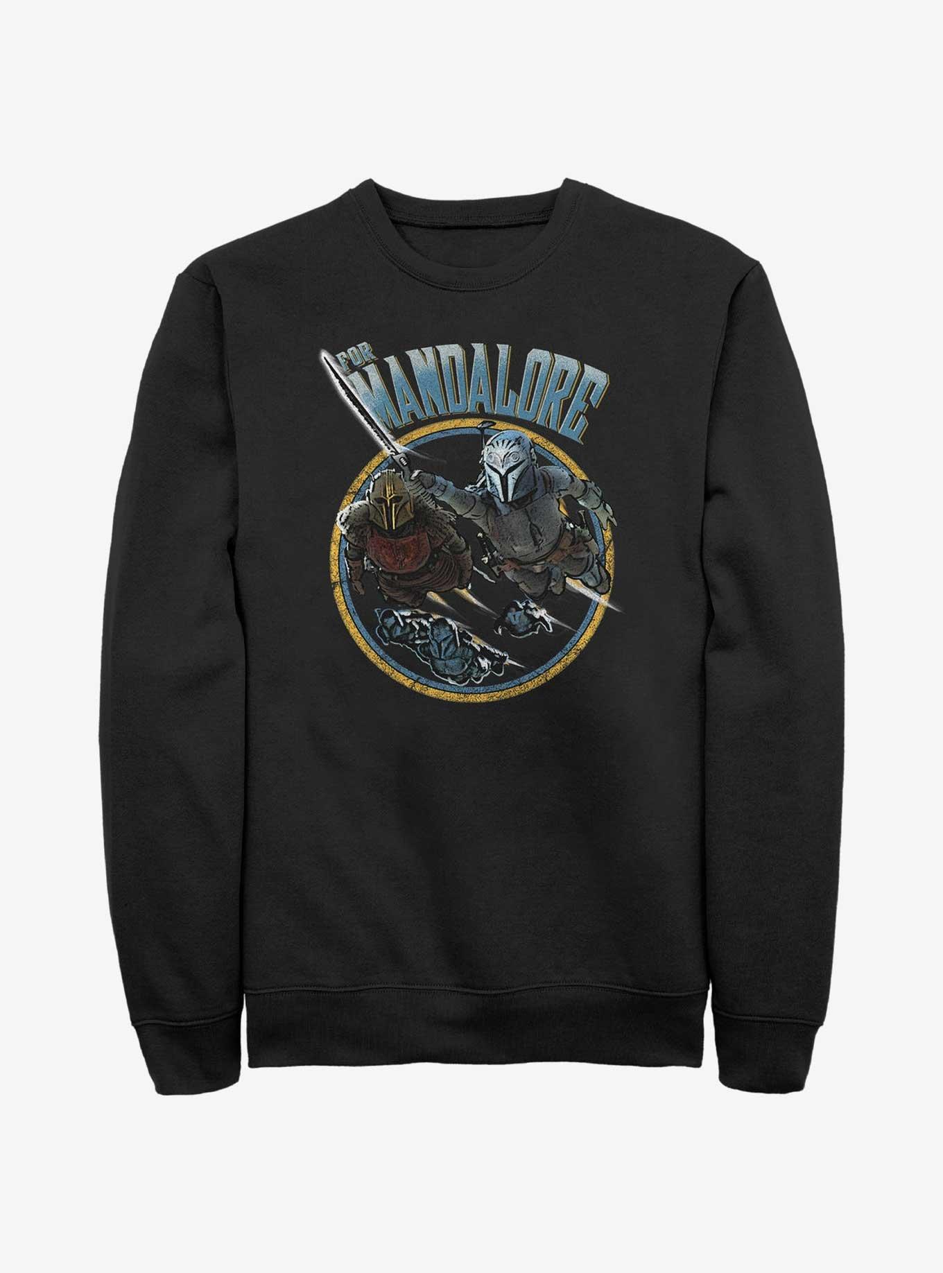 Star Wars The Mandalorian For Mandalore Charge Sweatshirt, BLACK, hi-res