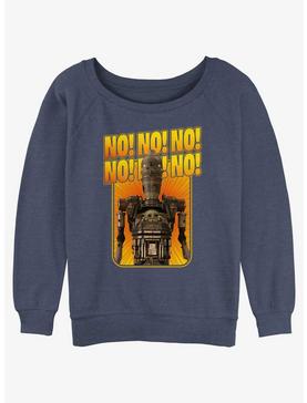 Star Wars The Mandalorian Grogu & IG-12 No Repeating Womens Slouchy Sweatshirt Box Lunch Web Exclusive, , hi-res