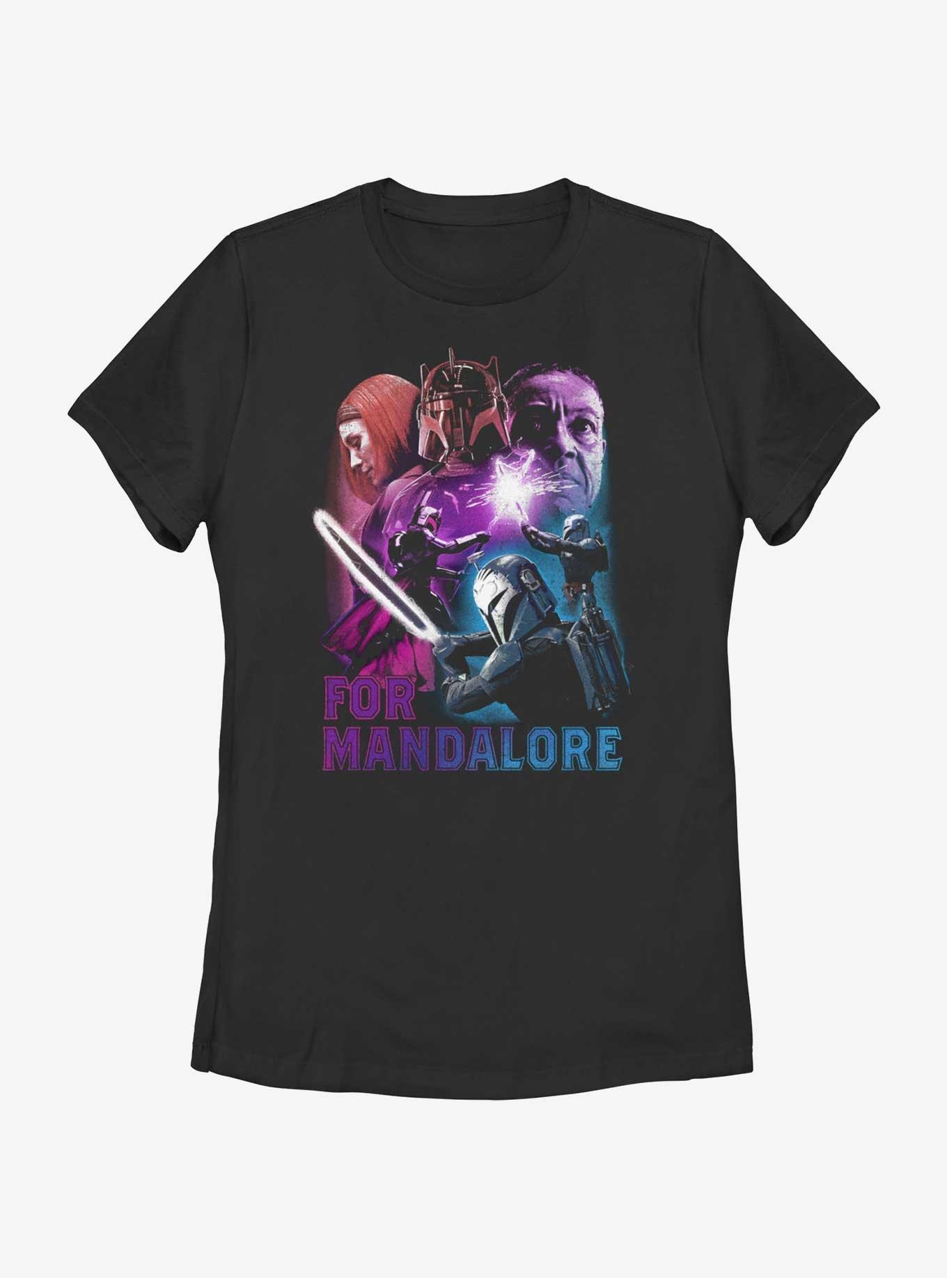 Star Wars The Mandalorian The Big Battle Womens T-Shirt, , hi-res