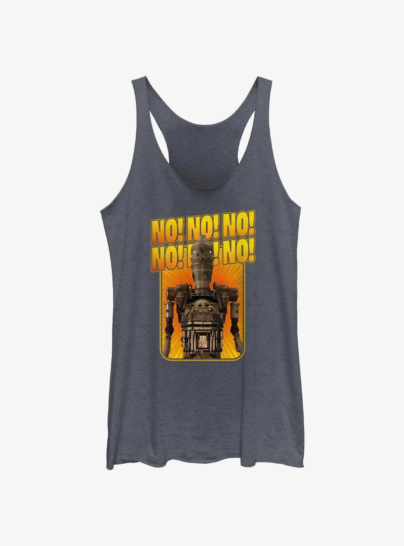 Star Wars The Mandalorian Grogu & IG-12 No Repeating Womens Tank Top Box Lunch Web Exclusive, , hi-res