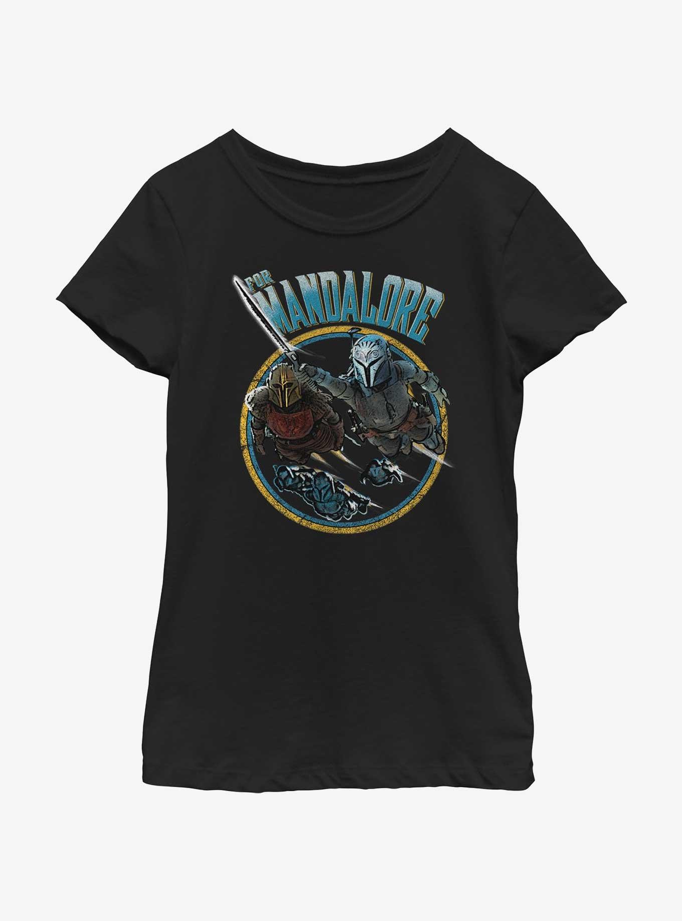 Star Wars The Mandalorian For Mandalore Charge Youth Girls T-Shirt, , hi-res