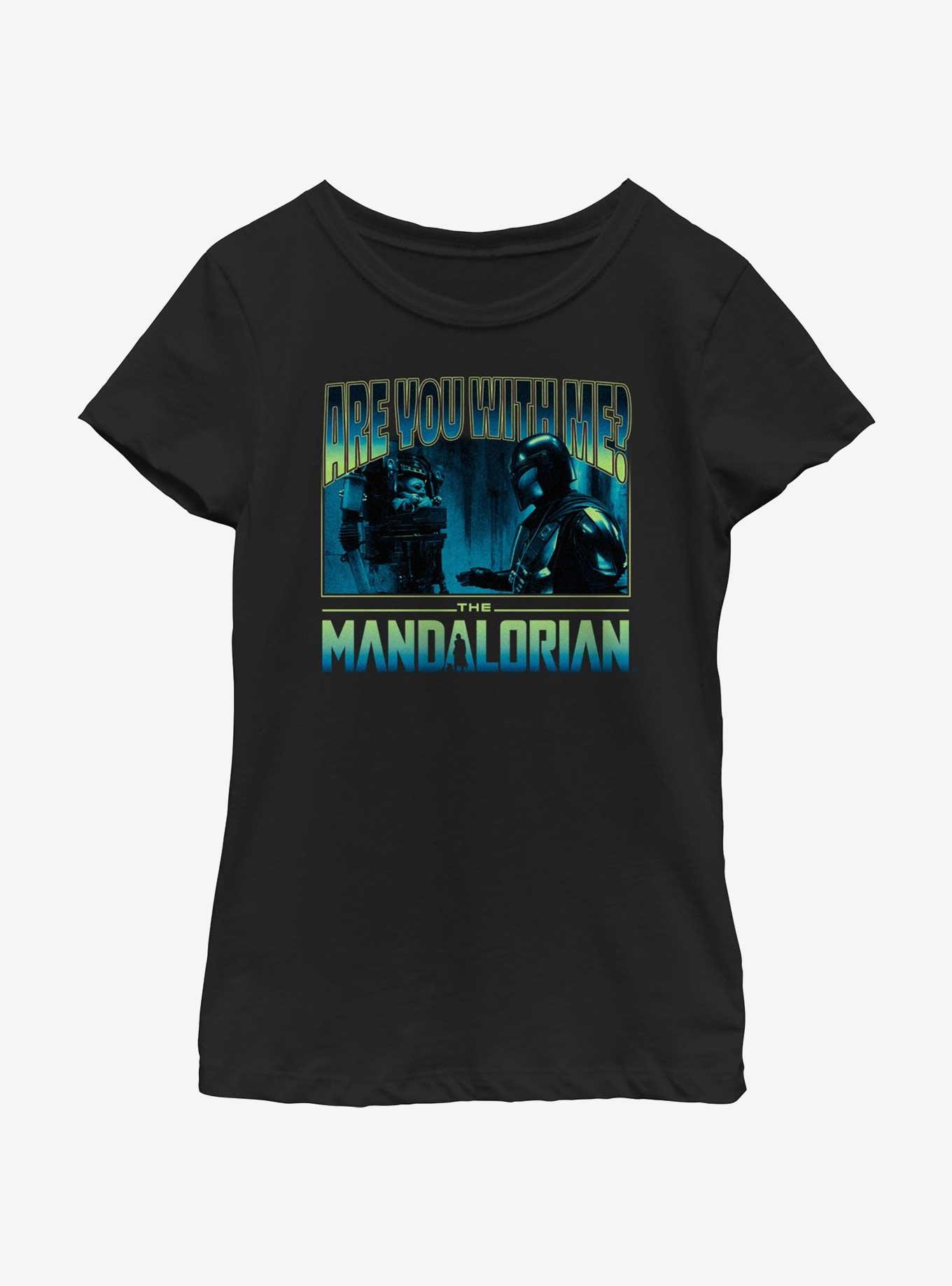 Star Wars The Mandalorian Are You With Me Grogu Youth Girls T-Shirt, , hi-res
