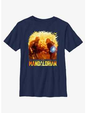 Star Wars The Mandalorian Grogu Force Shield Youth T-Shirt, , hi-res