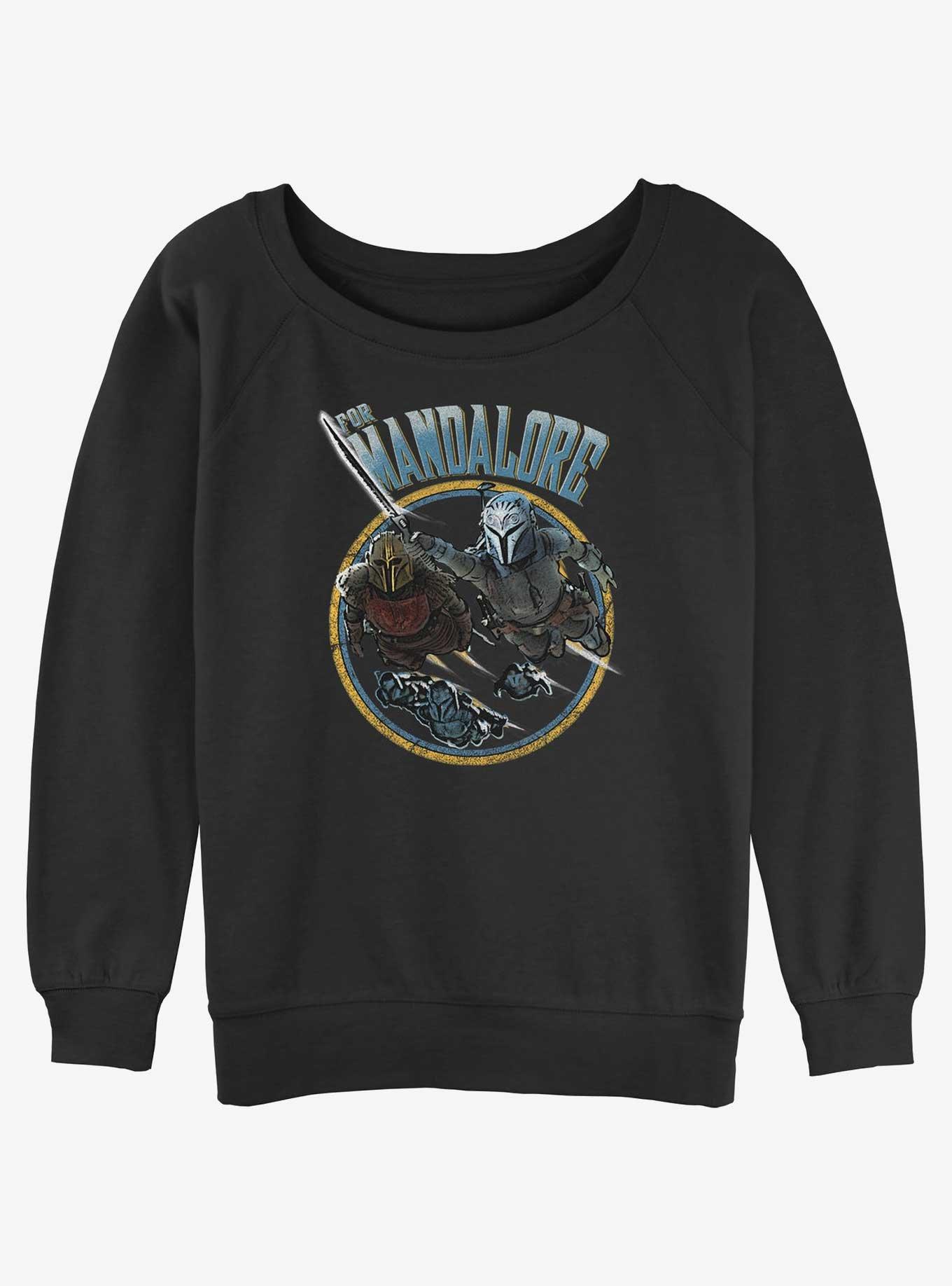 Star Wars The Mandalorian For Mandalore Charge Womens Slouchy Sweatshirt, , hi-res