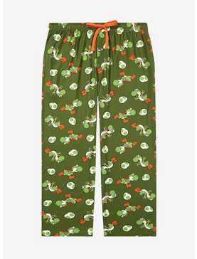 Nintendo Super Mario Bros. Yoshi Allover Print Women's Plus Size Sleep Pants - BoxLunch Exclusive, , hi-res