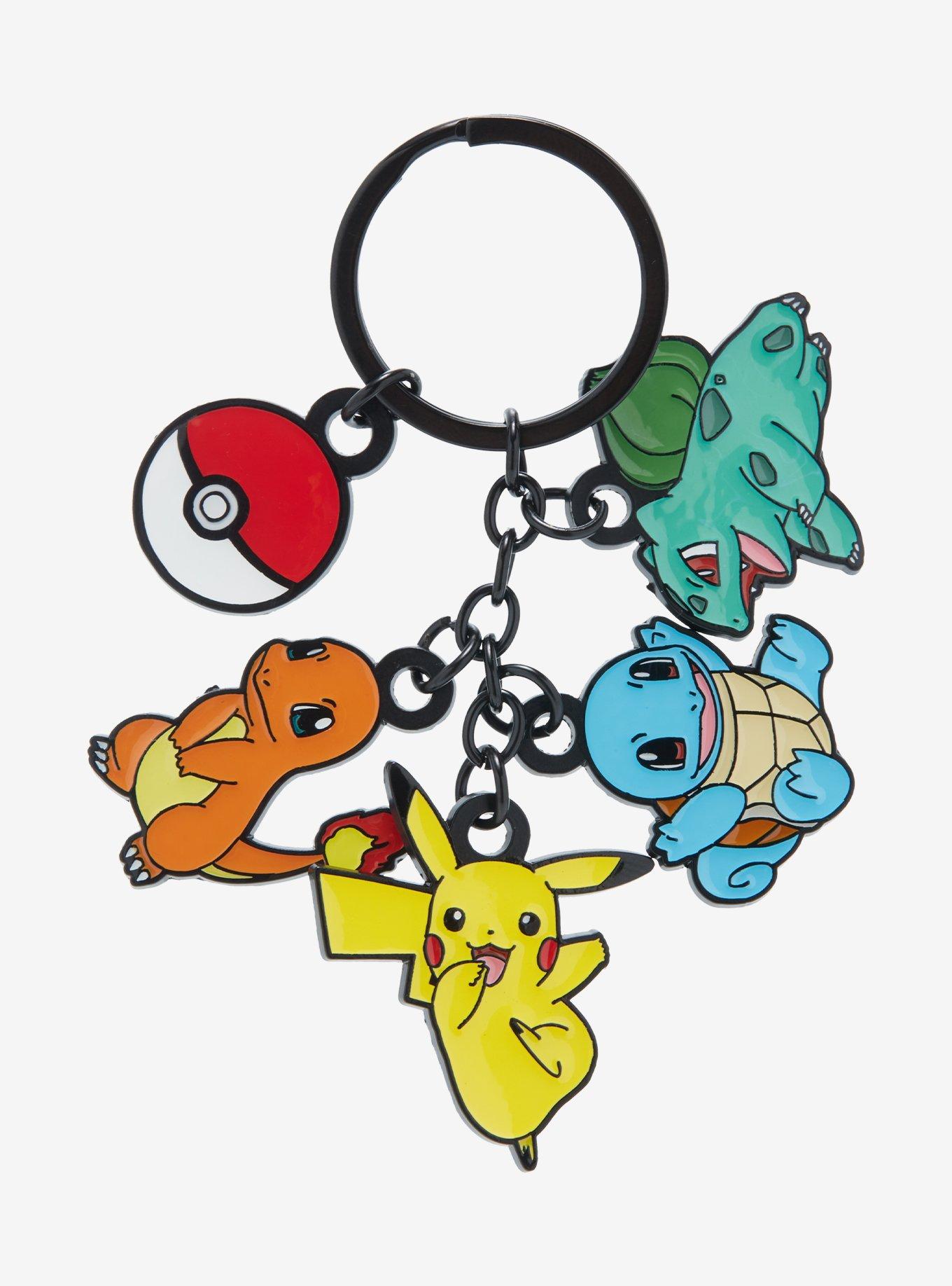 Pok&eacute;mon Starters Multi Charm Keychain, , hi-res