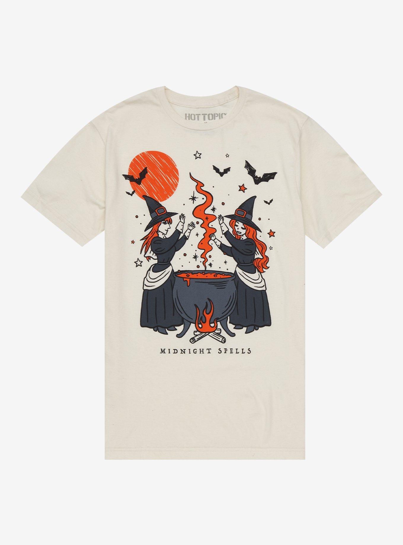 Witches Midnight Spells T-Shirt, SAND, hi-res