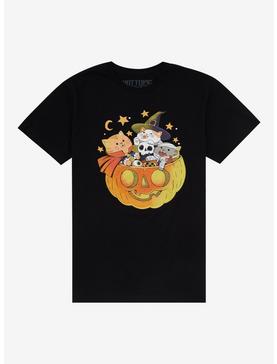 Halloween Cats Pumpkin T-Shirt By Ppmid, , hi-res