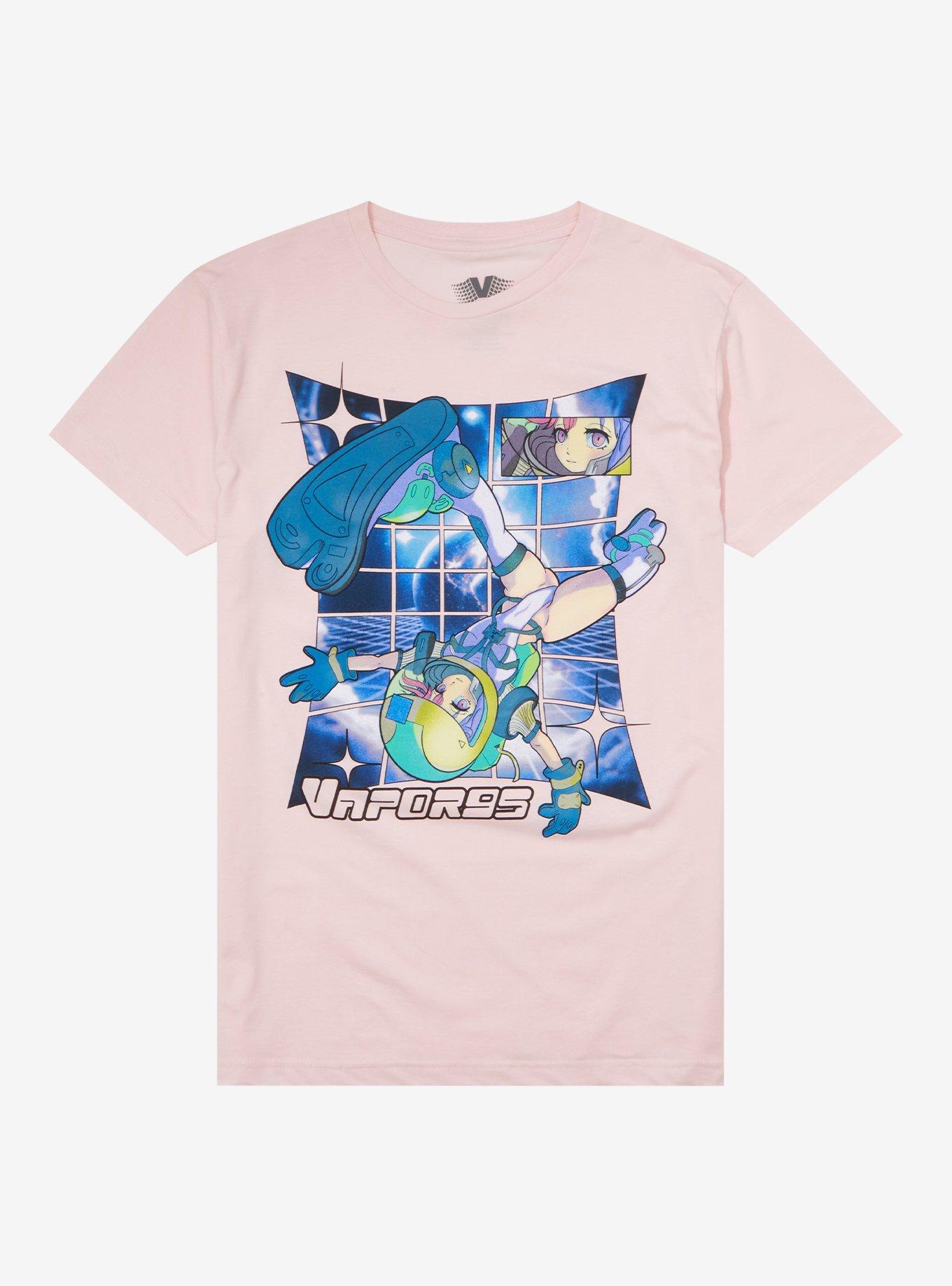 Vapor95 Jettisoned Pastel T-Shirt, PINK, hi-res