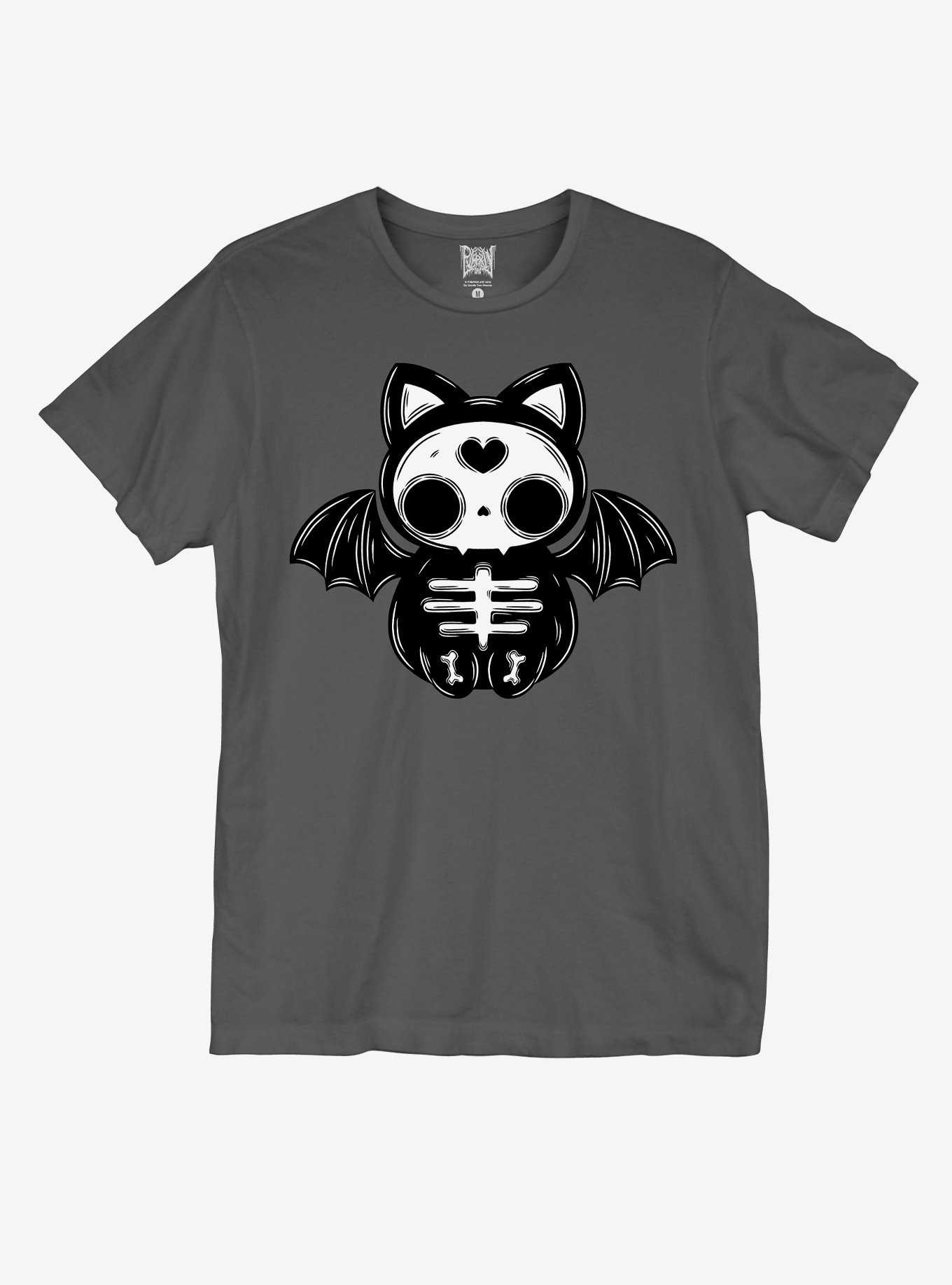 Bat Kitty T-Shirt By Pvmpkin Art, , hi-res