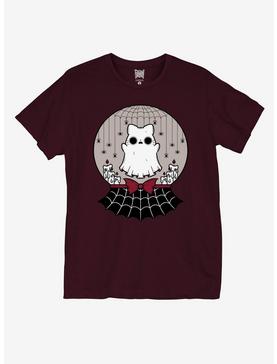 Ghost Cat Crystal Ball T-Shirt By Pvmpkin Art, , hi-res