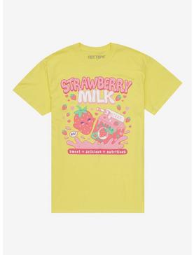 Yellow Strawberry Milk Ad T-Shirt, , hi-res