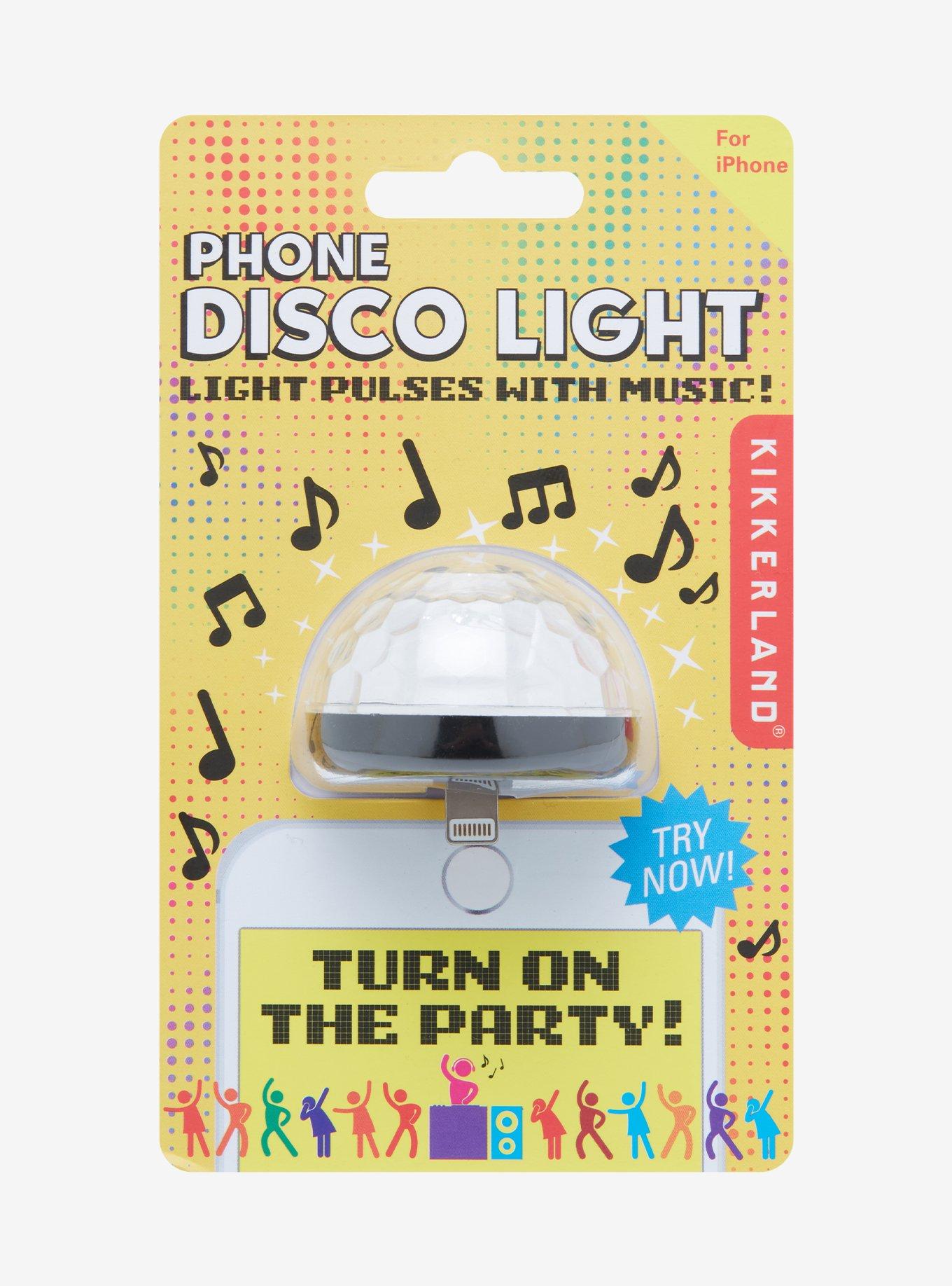 Kikkerland Phone Disco Light