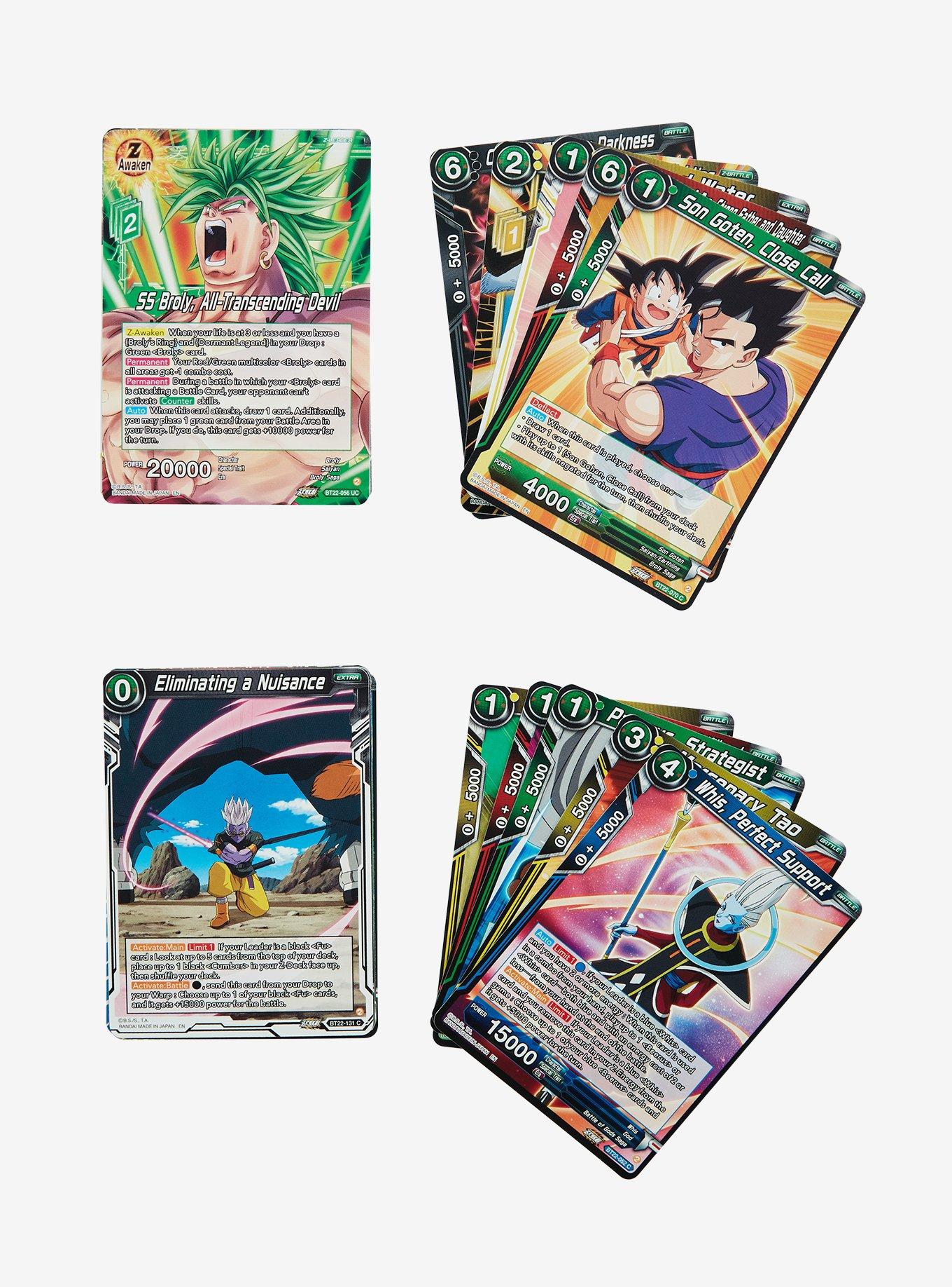Dragon Ball Z Super Card Game Critical Blow Premium Pack Set BoxLunch
