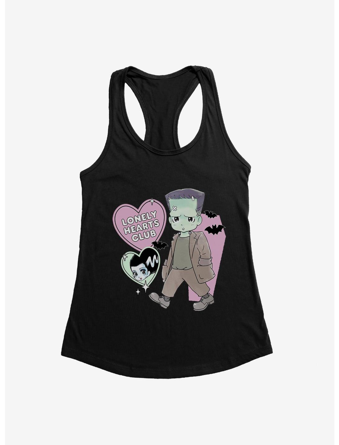 Universal Monsters Lonely Hearts Club Girls Tank, BLACK, hi-res