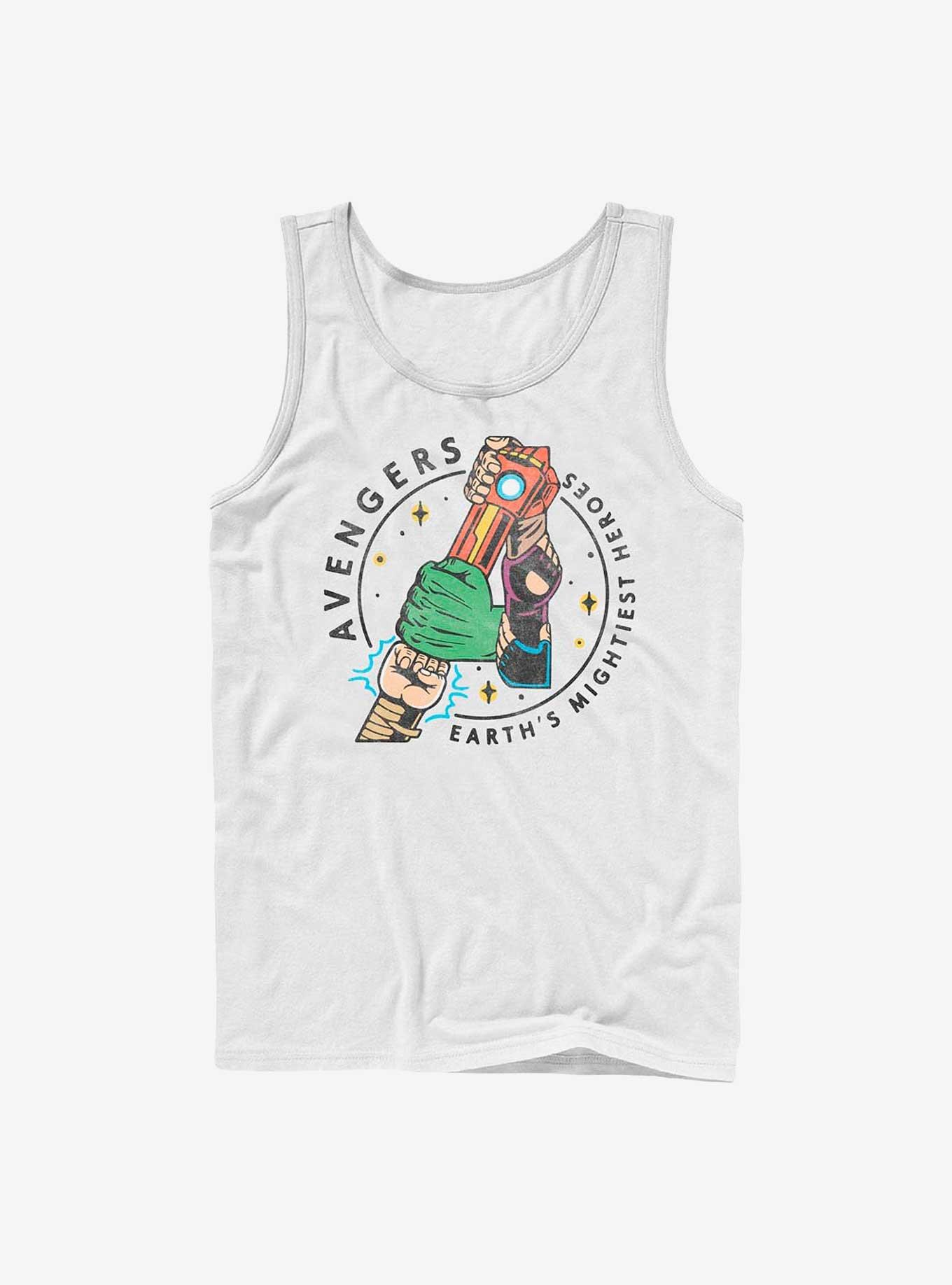 Marvel Avengers All Hands In Tank, WHITE, hi-res