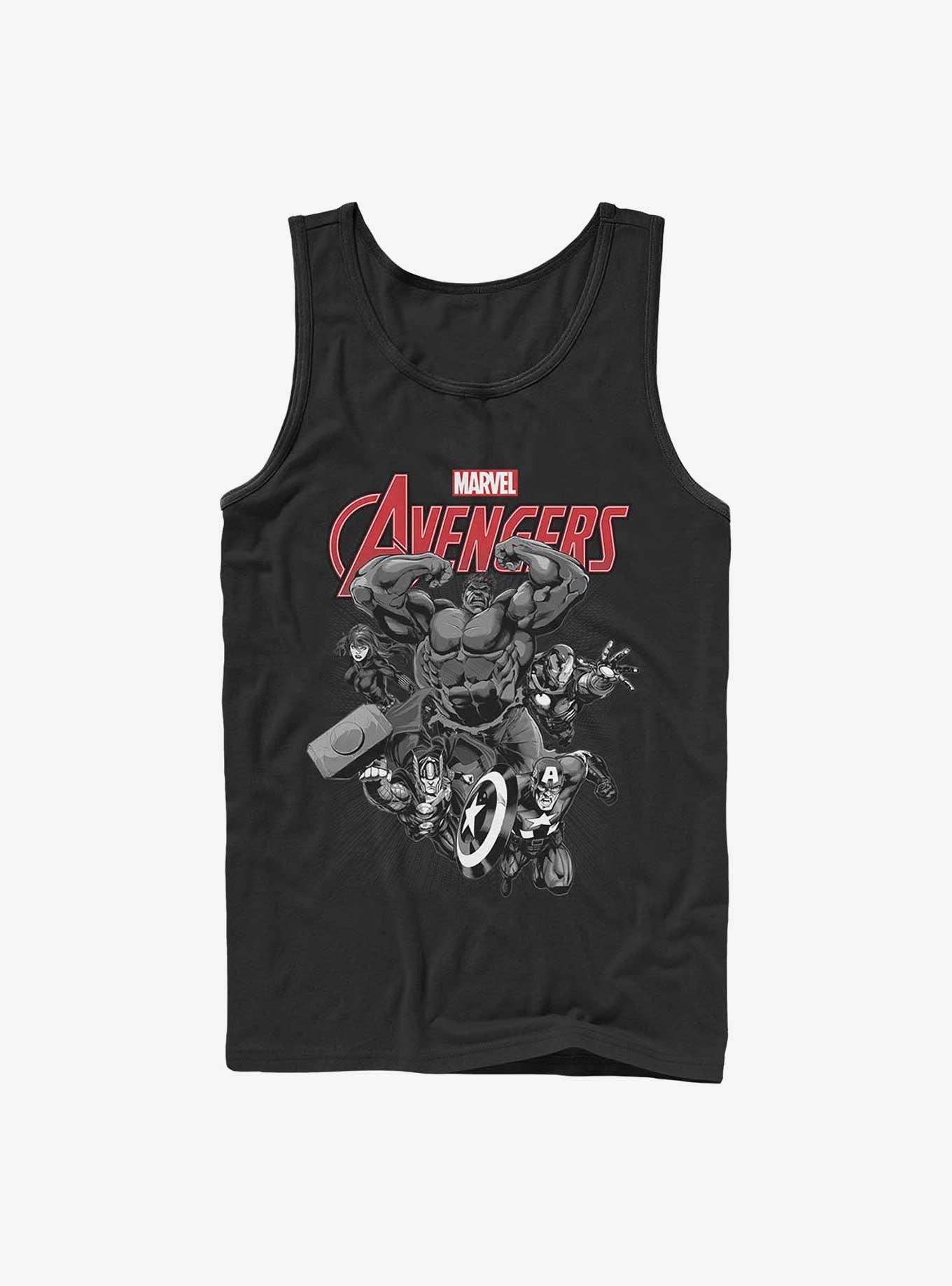 Marvel Avengers Assemble Tank - BLACK | Hot Topic