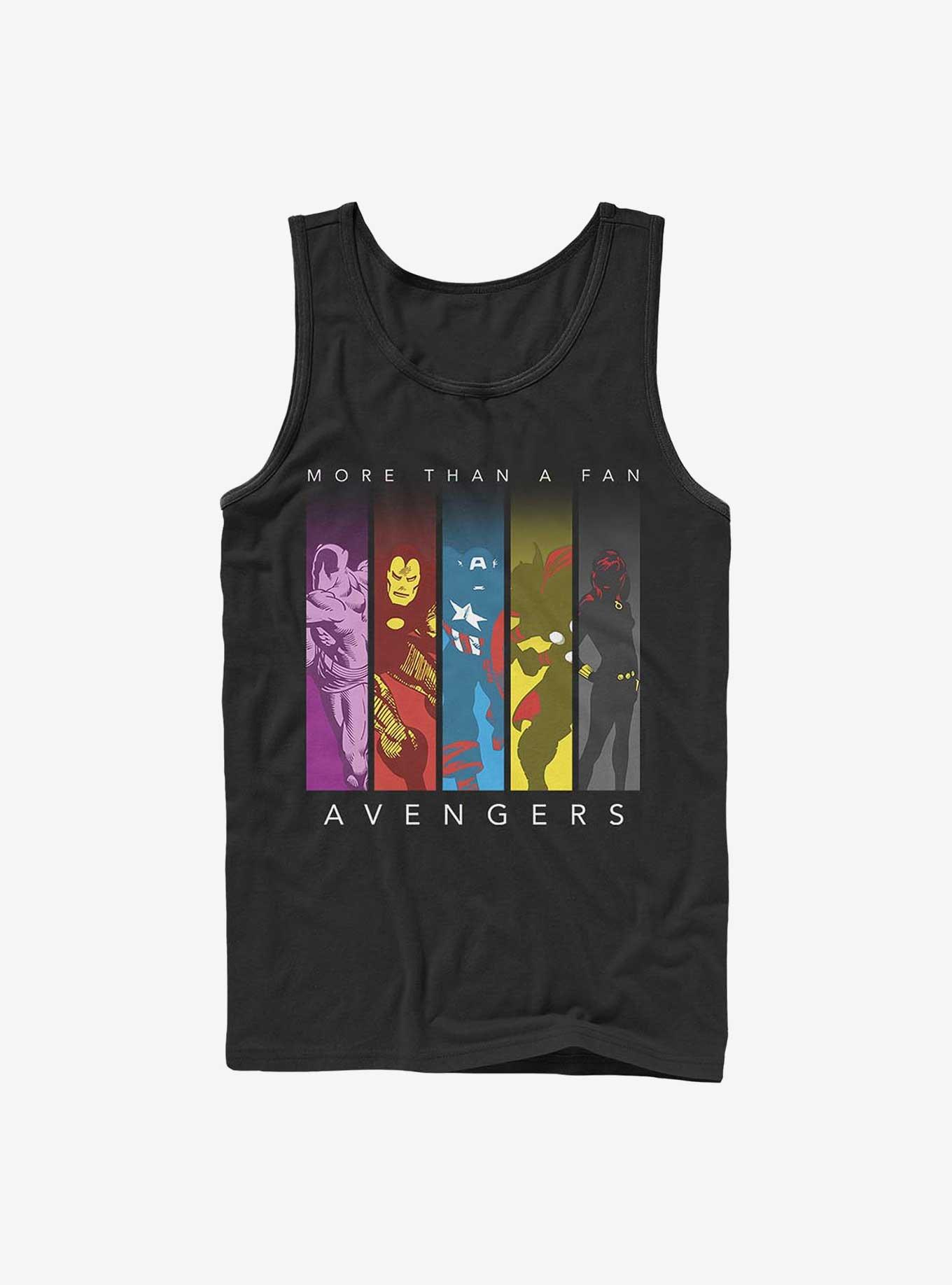 Marvel Avengers Fan Favs Tank, BLACK, hi-res