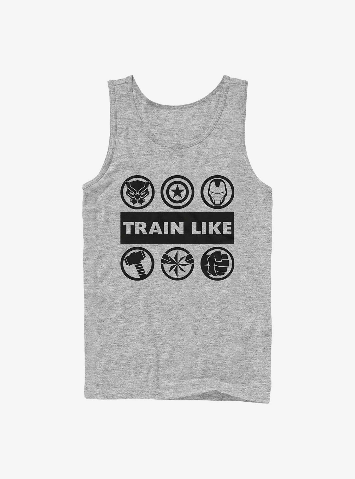 Marvel Avengers Train Like Avengers Icon Tank, ATH HTR, hi-res