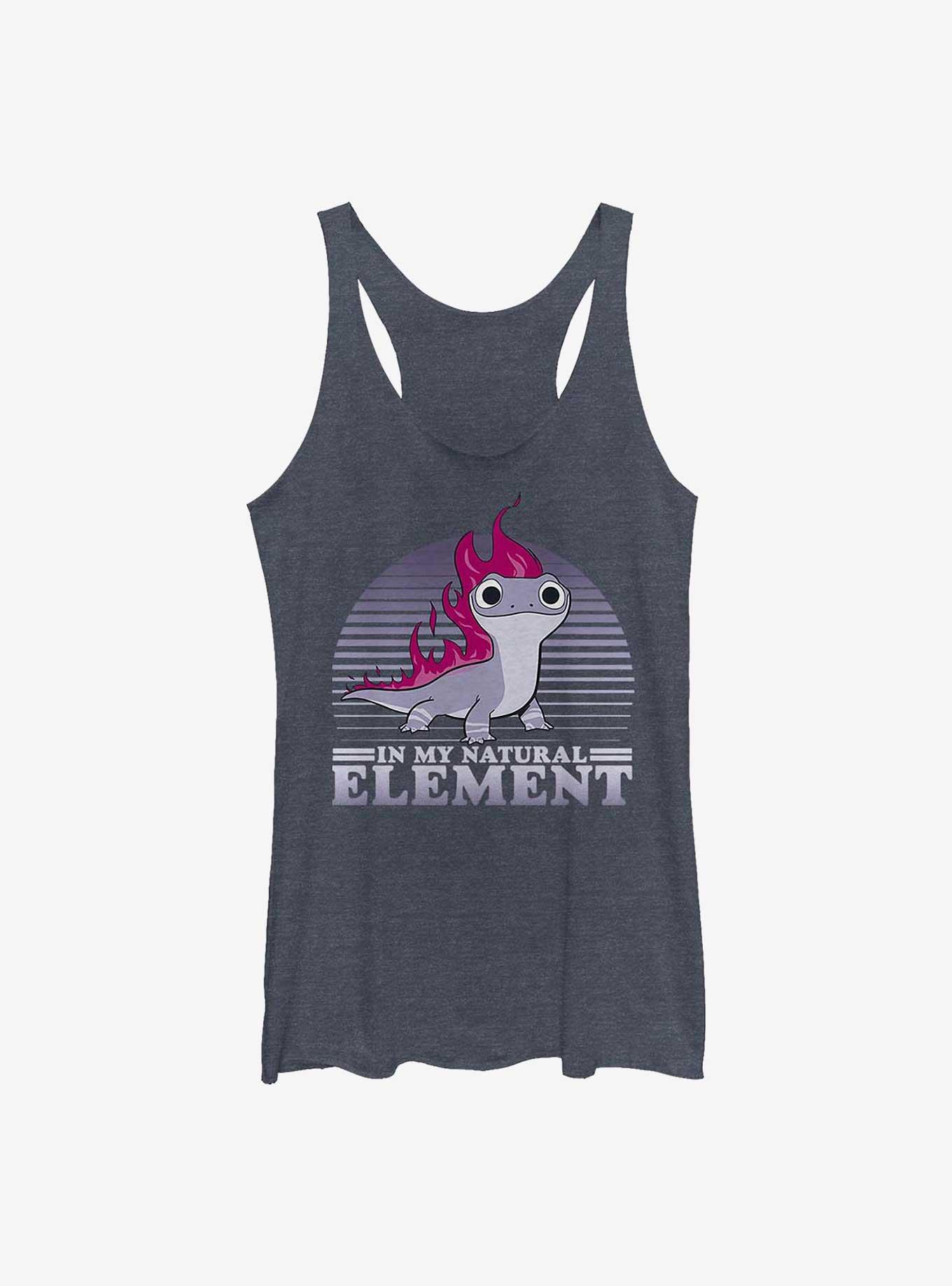 Disney Frozen 2 Element Flames Girls Tank, NAVY HTR, hi-res