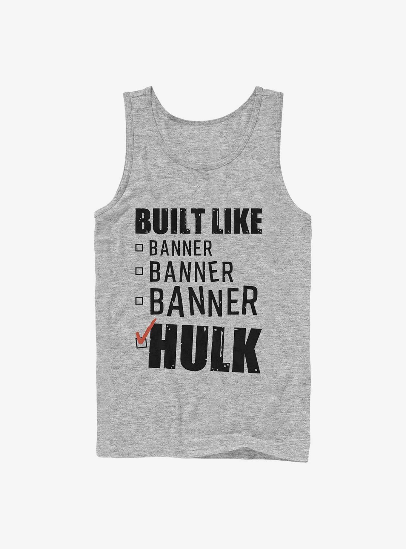 Marvel Hulk Built Like Check List Tank, ATH HTR, hi-res