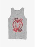 Marvel Iron Man Train Like Iron Man Icon Tank, ATH HTR, hi-res