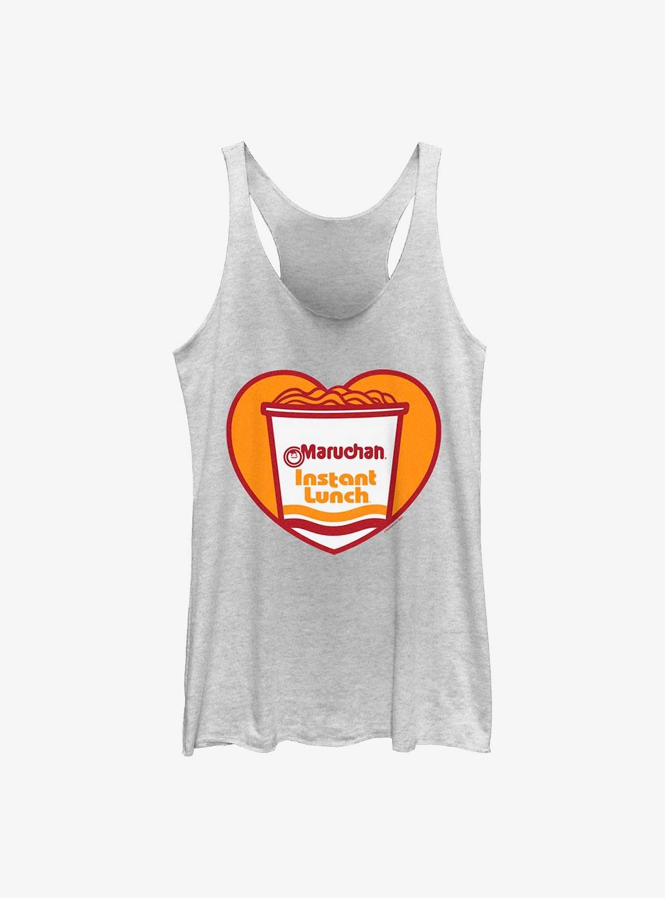 Maruchan Heart Ramen Girls Tank, WHITE HTR, hi-res