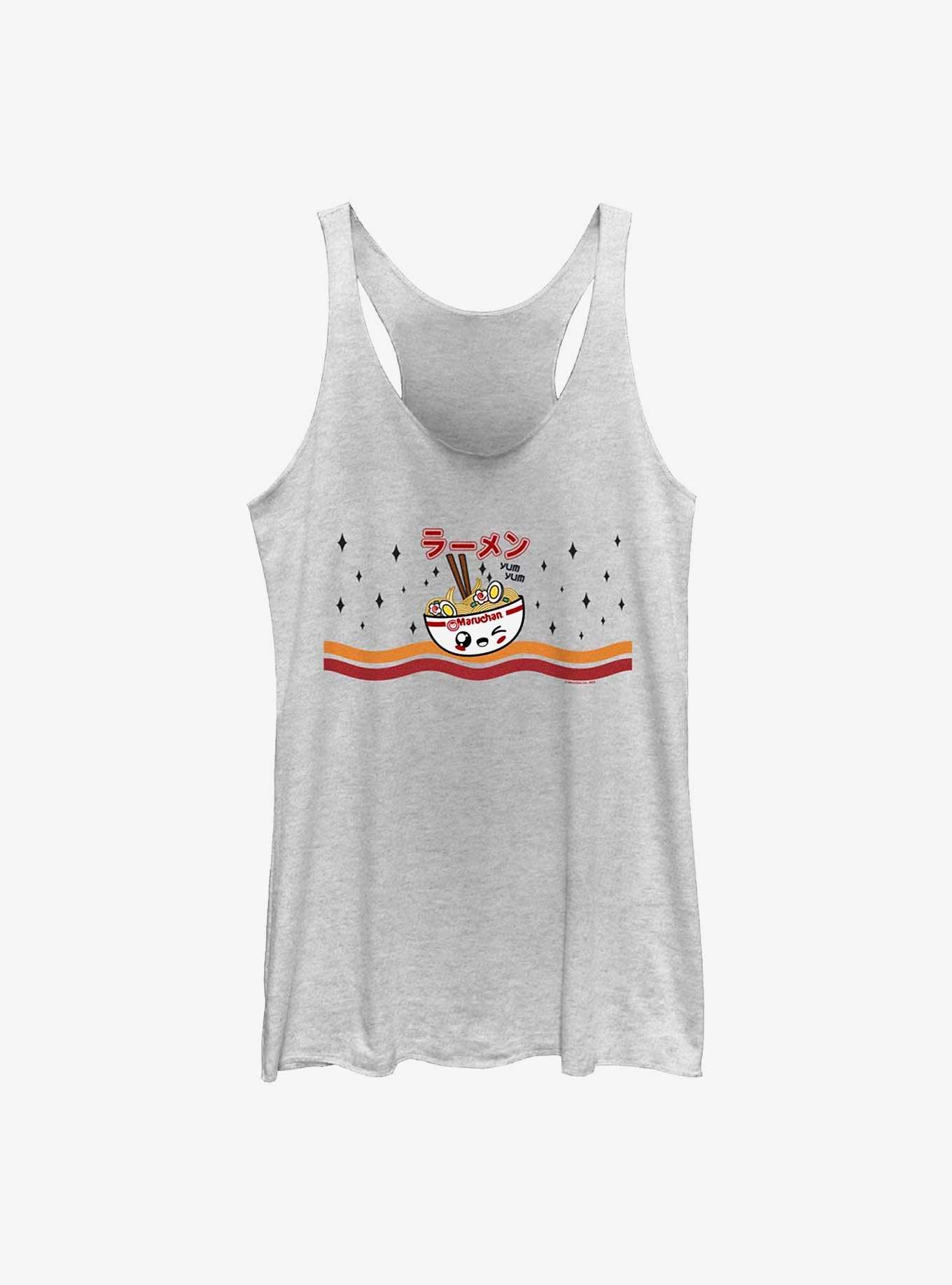 Maruchan Japan Ramen Girls Tank, WHITE HTR, hi-res