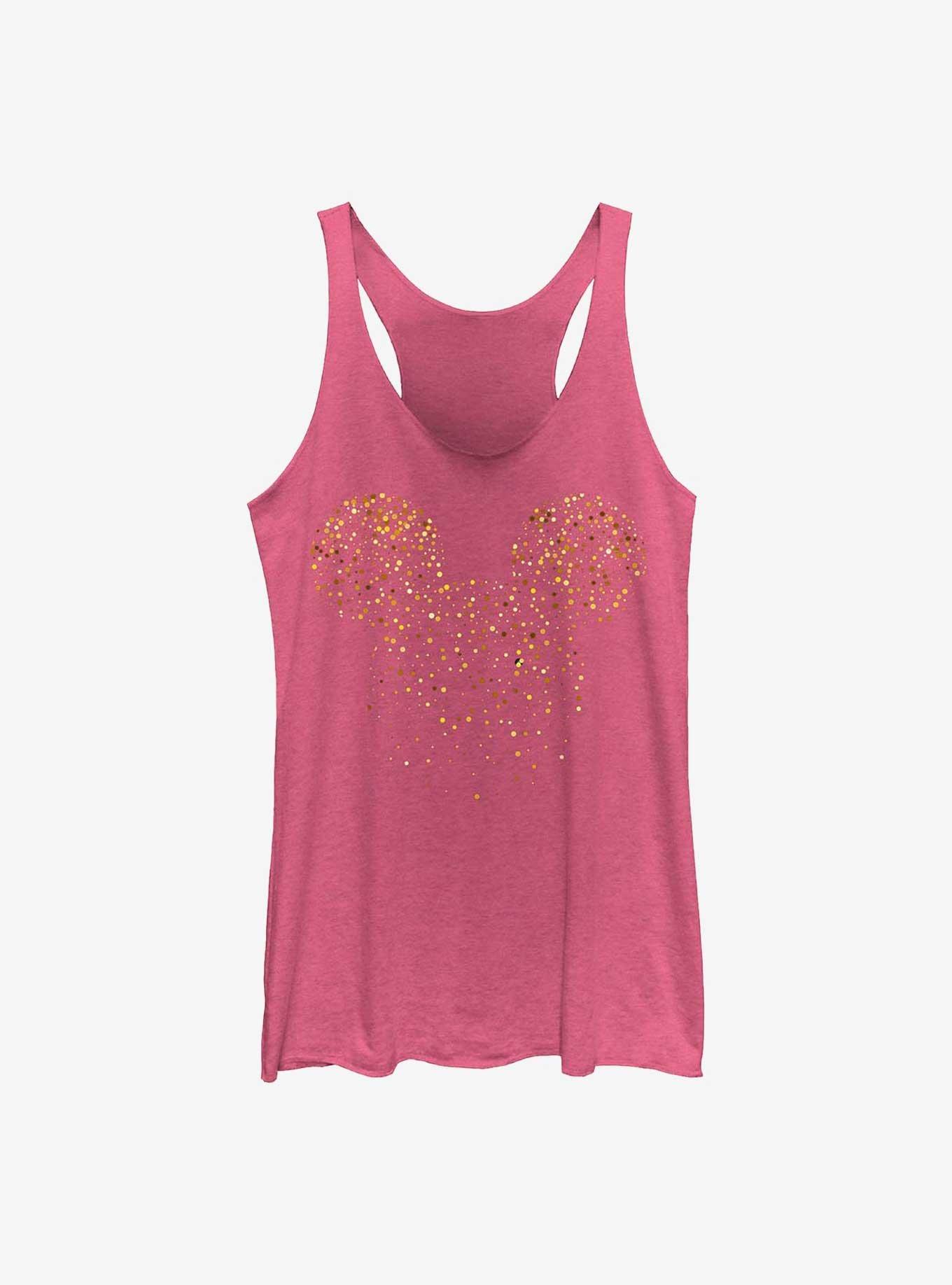 Disney Mickey Mouse Confetti Fill Ears Girls Tank, PINK HTR, hi-res