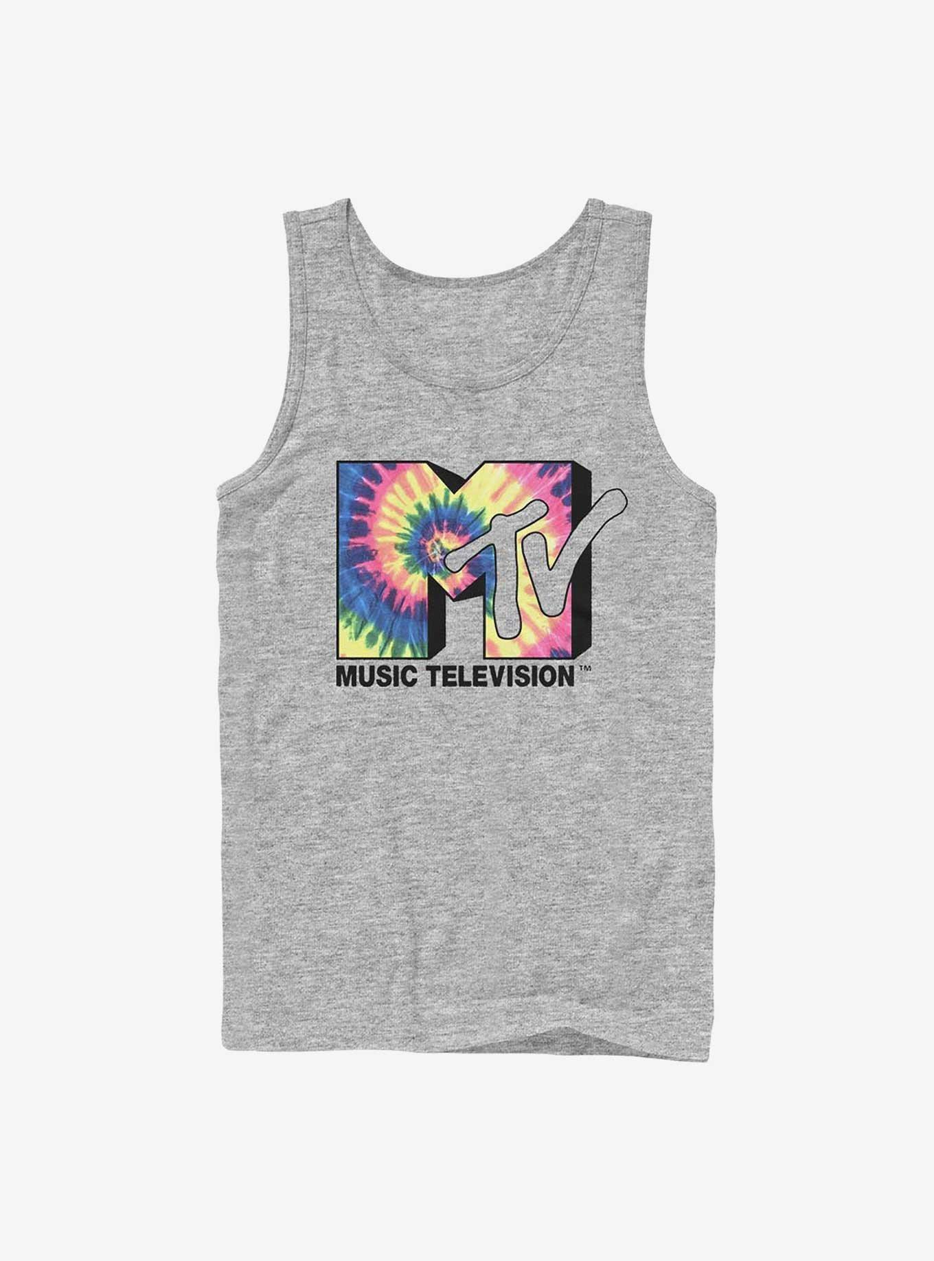 MTV Bright Tie-Dye Logo Tank, , hi-res