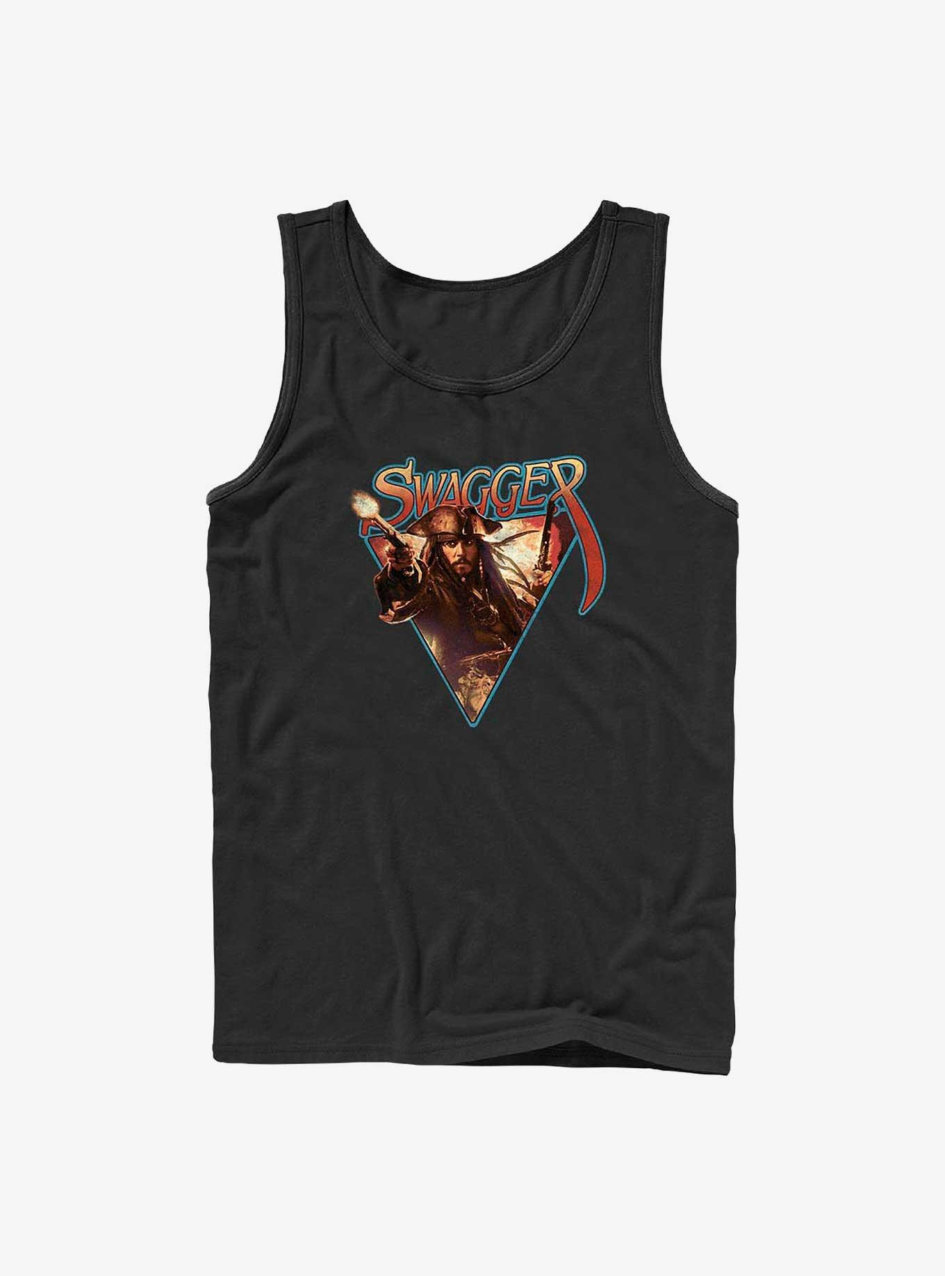 Disney Pirates of the Caribbean Jack Sparrow Swagger Tank, BLACK, hi-res