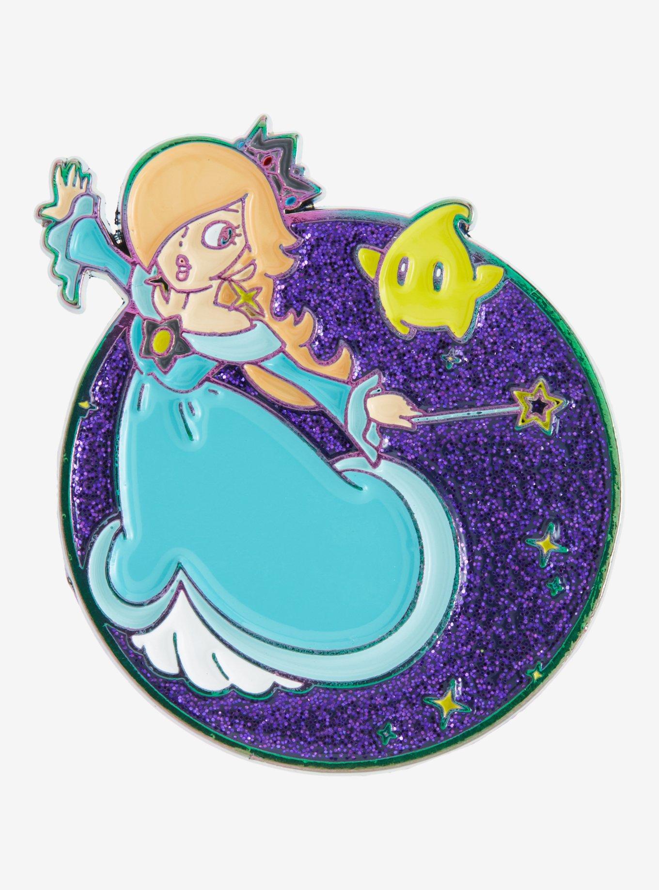 Nintendo Super Mario Bros. Rosalina & Luma Glitter Enamel Pin