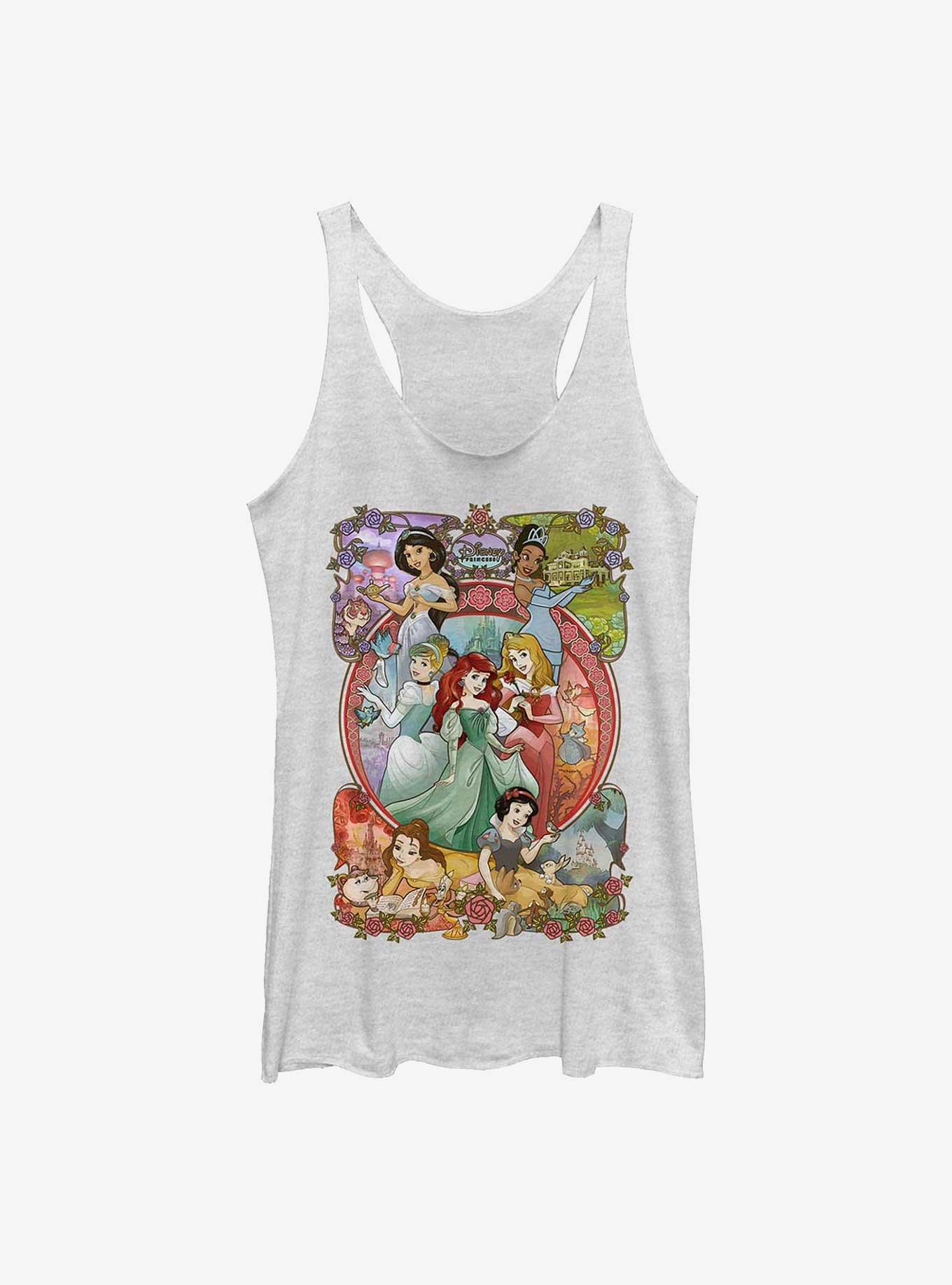 Disney Princesses Princess Power Girls Tank, WHITE HTR, hi-res