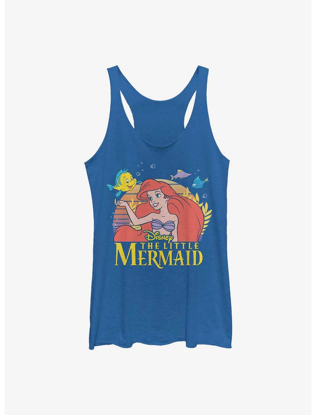 Disney The Little Mermaid Friends Ariel and Flounder Girls Tank, ROY HTR, hi-res