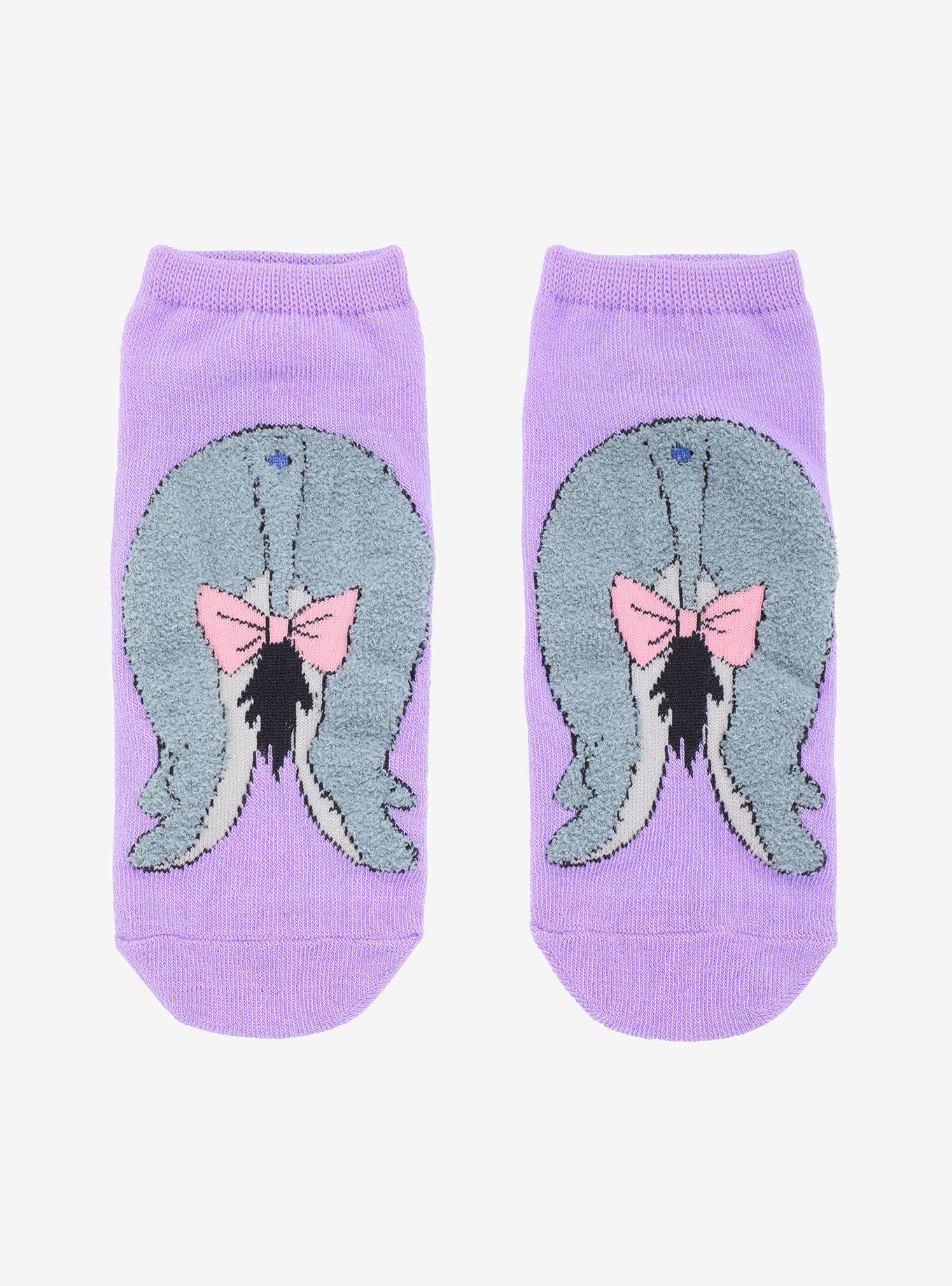 Disney Winnie The Pooh Eeyore Tail Fuzzy No-Show Socks, , hi-res