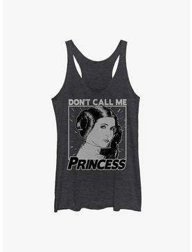Star Wars Leia Don't Call Me Princess Girls Tank, , hi-res
