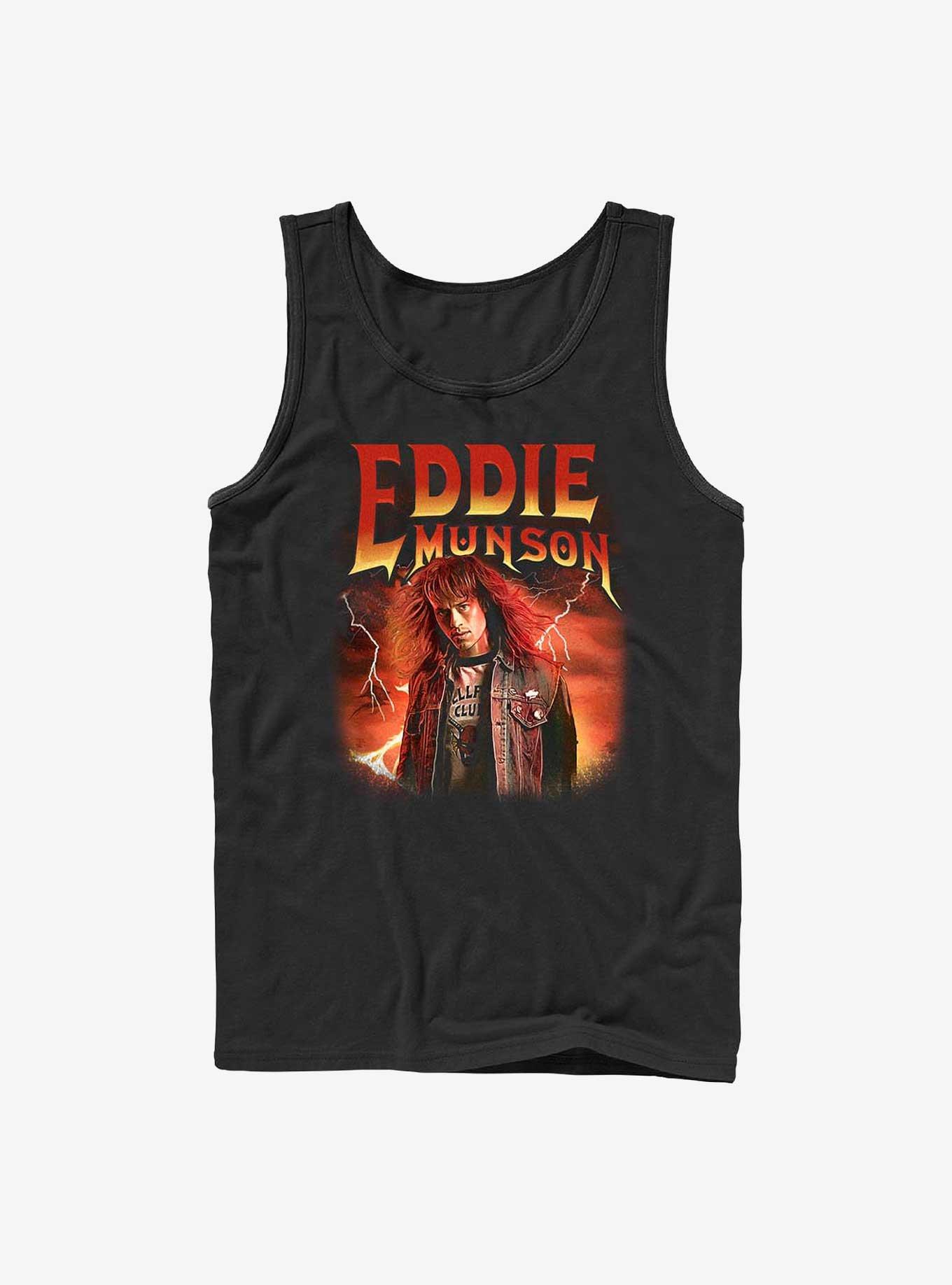 Stranger Things Metal Eddie Tank, BLACK, hi-res
