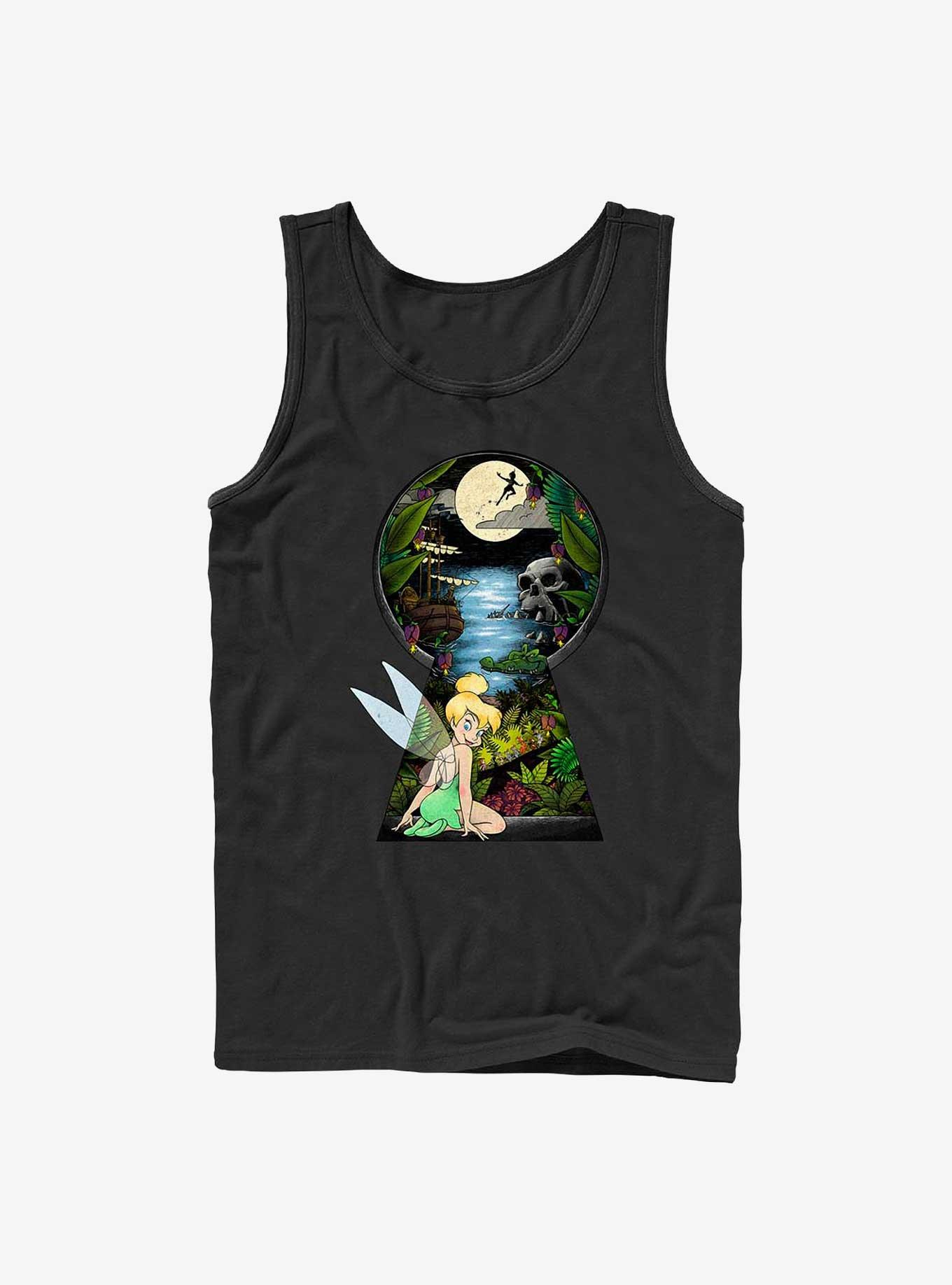 Disney Tinker Bell Keyhole Tank, BLACK, hi-res