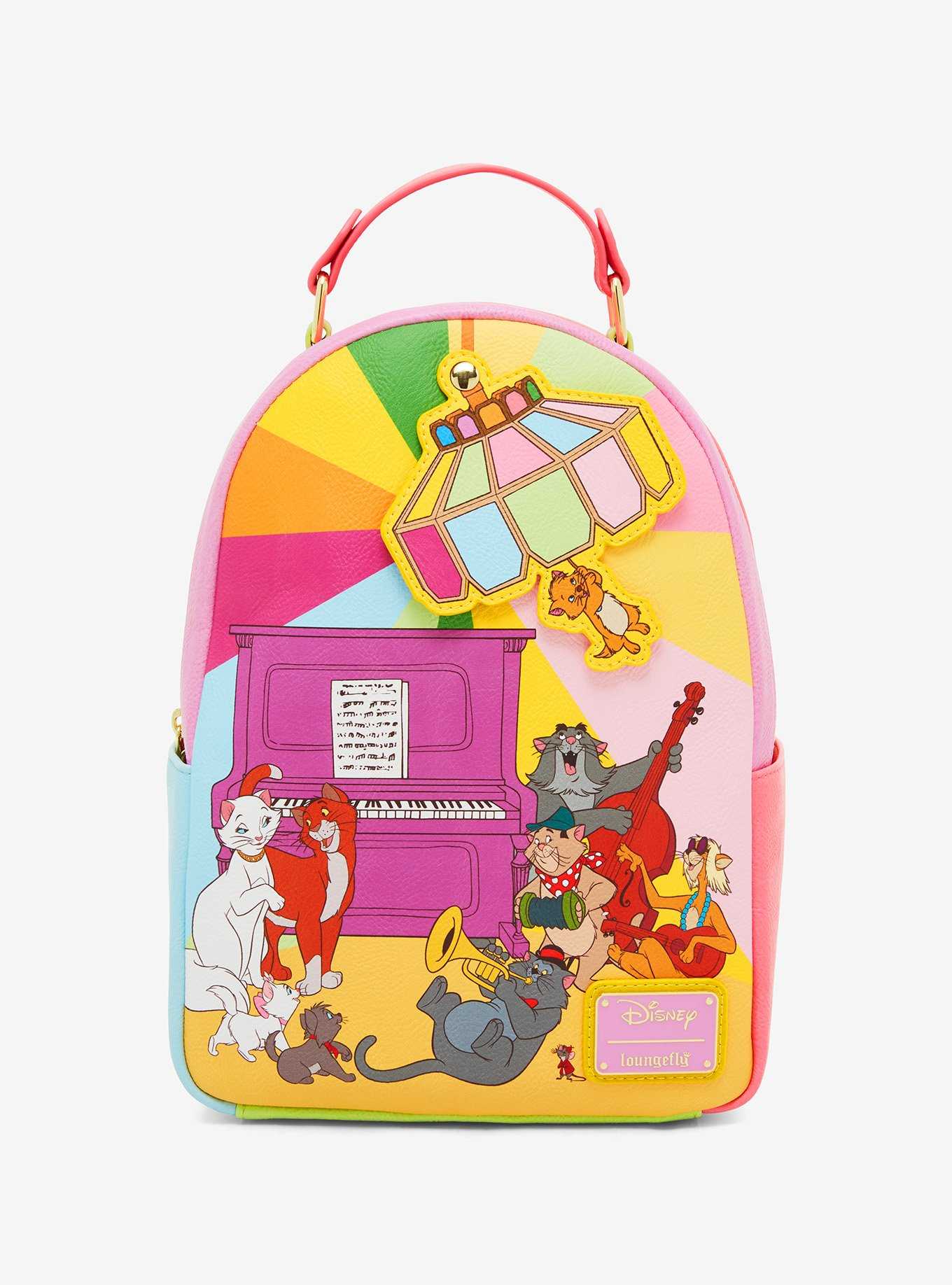 Loungefly Disney The Aristocats Party Scene Mini Backpack - BoxLunch Exclusive, , hi-res