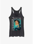 Disney Aladdin Jasmine Poster Womens Tank Top, BLK HTR, hi-res