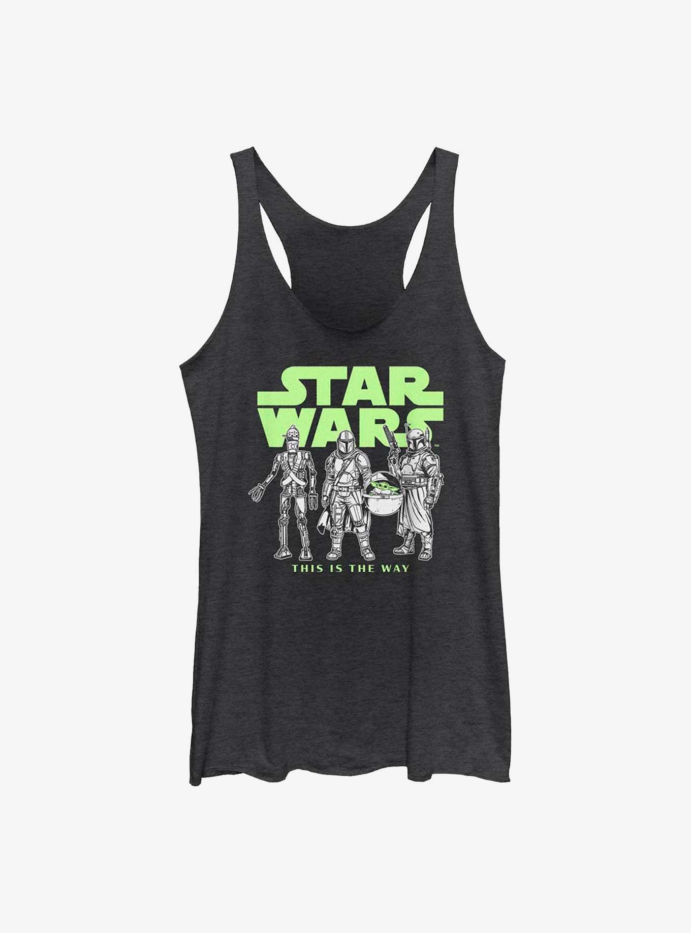 Star Wars The Mandalorian Logo Lineup Womens Tank Top, , hi-res