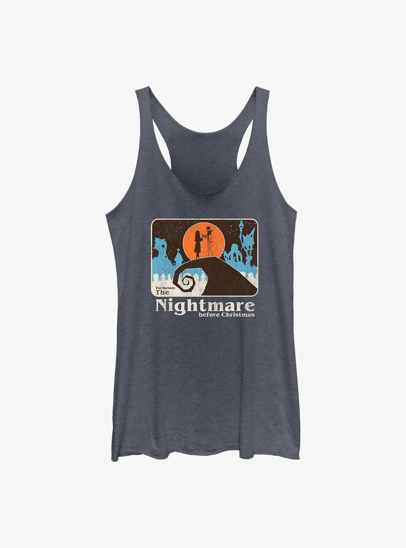 Disney The Nightmare Before Christmas Jack and Sally Hill Womens Tank Top, BLK HTR, hi-res